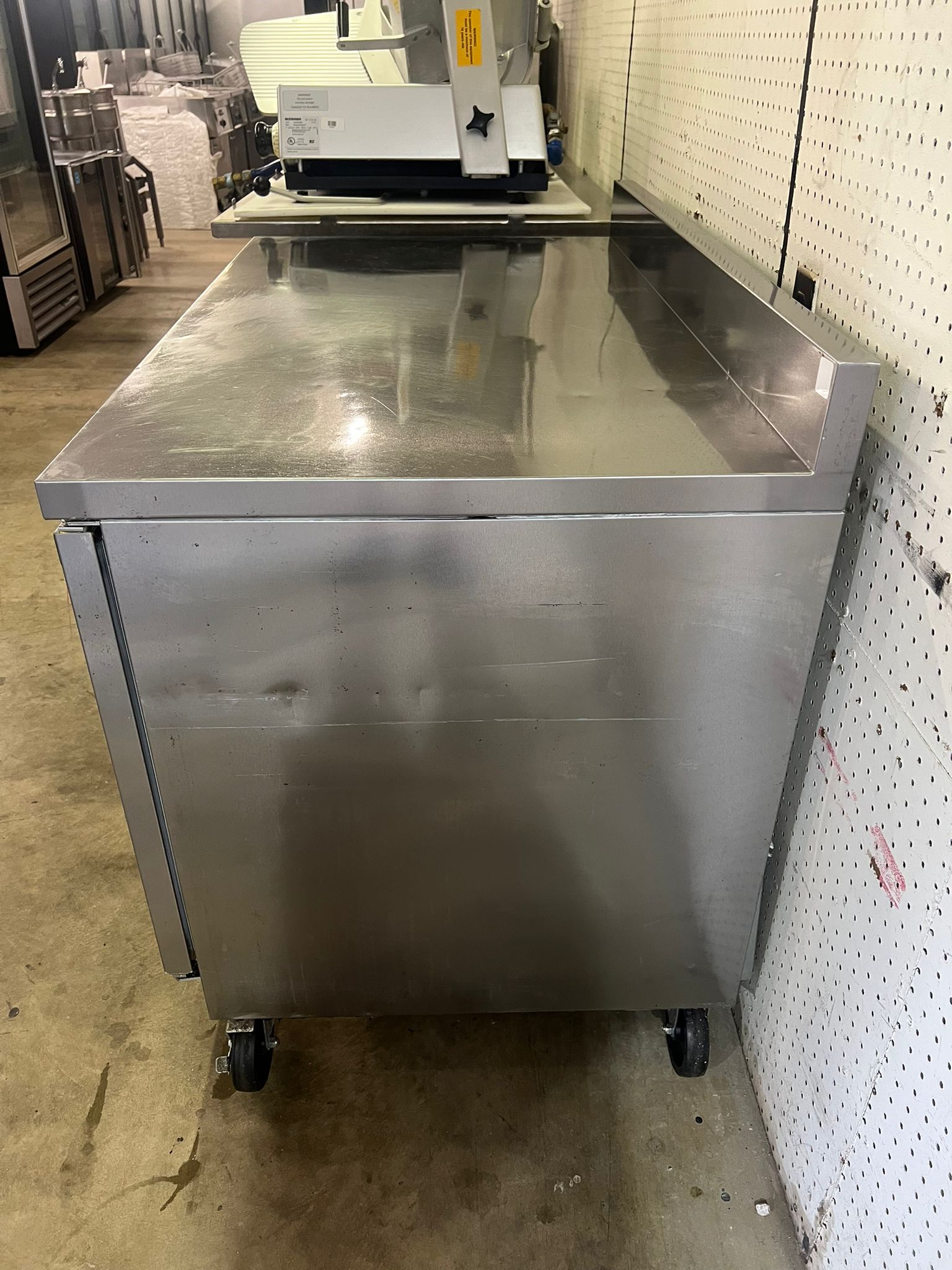 Used Beverage - Air WTF48A - FIP 2 Door Stainless Steel Worktop Freezer 115V - Falcon Restaurant Supply - 4