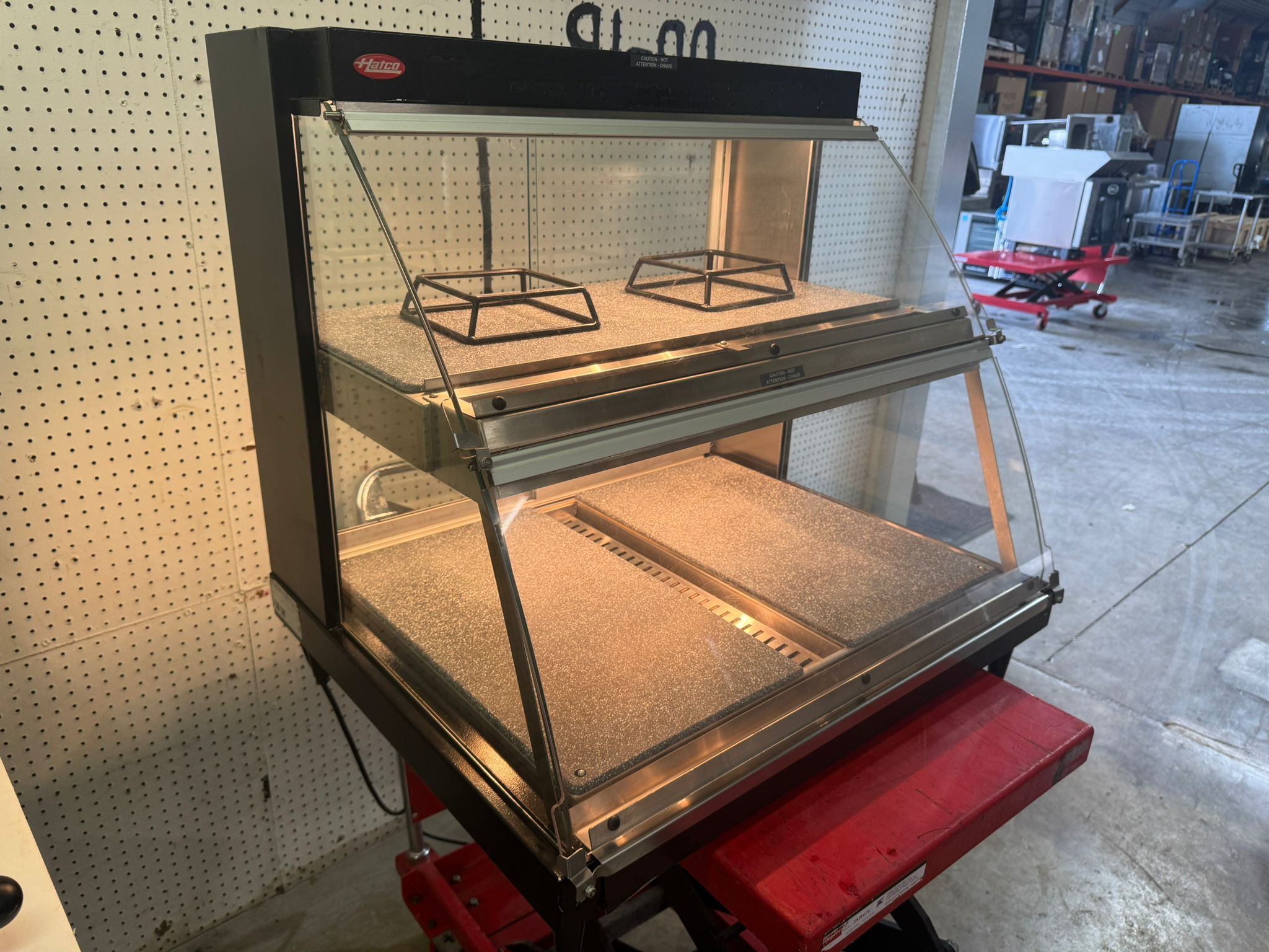 Used Hatco GRCDH-2PD 32" Glo-Ray Merchandiser Warmer with Humidity Control - 120V