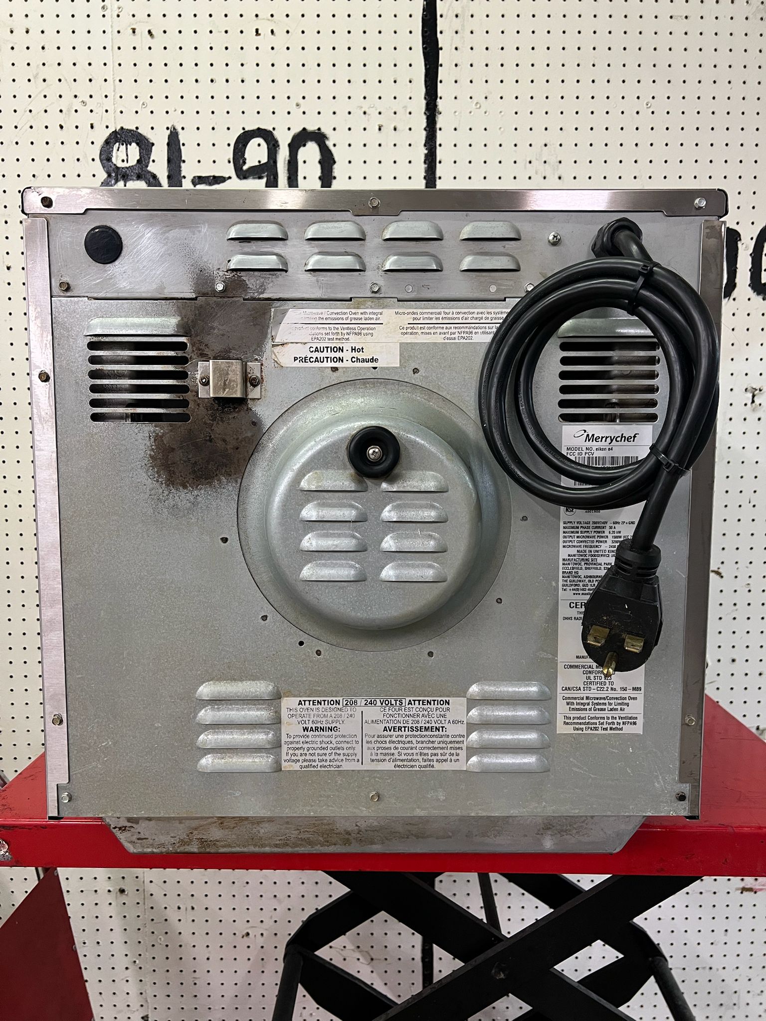 Used Merrychef eikon e4 High-Speed Accelerated Cooking Countertop Oven 220V