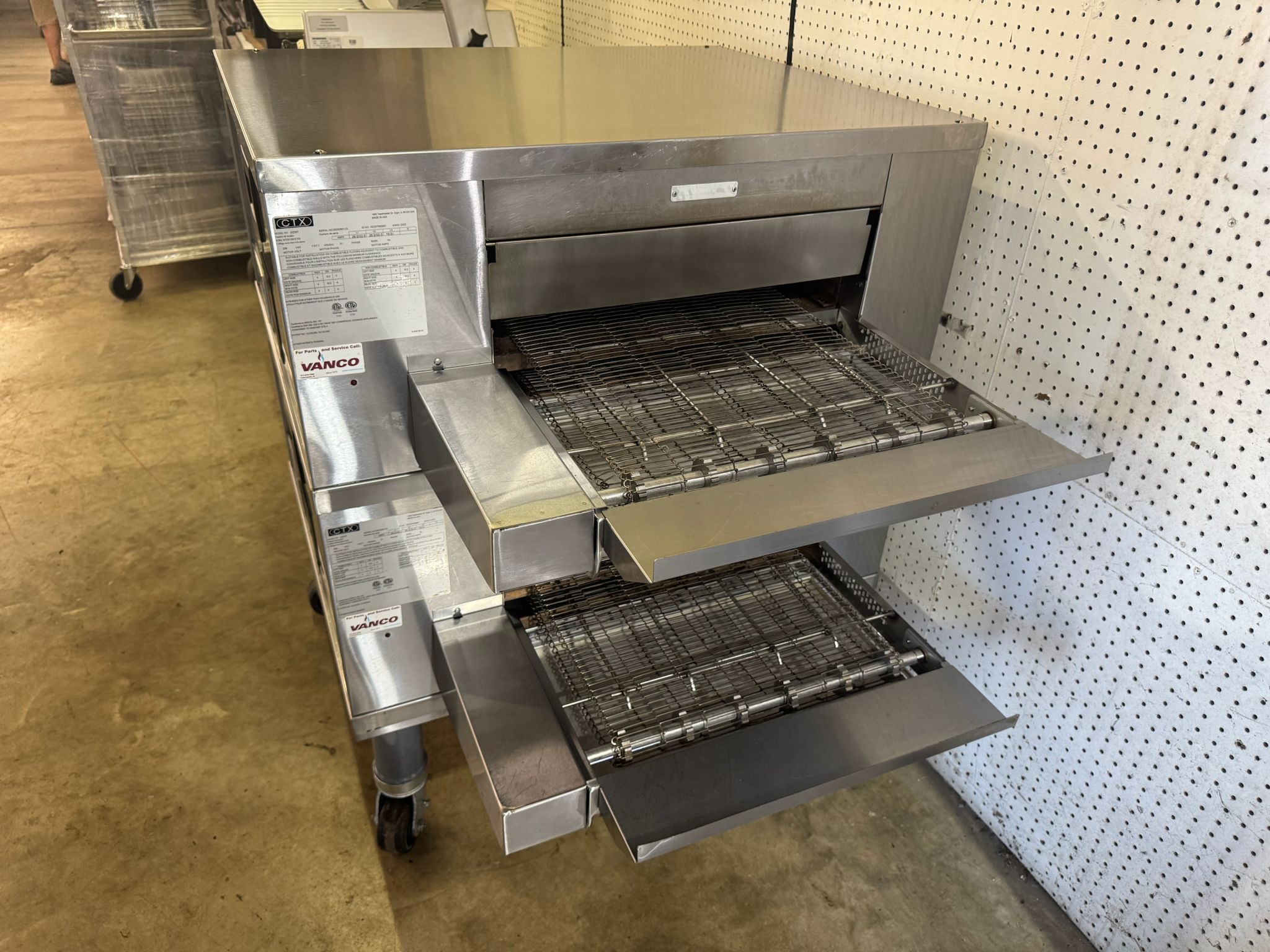 Used Middleby DZ33T CTX Electric Infrared Conveyor Oven Stack 208V - 1 or 3Ph