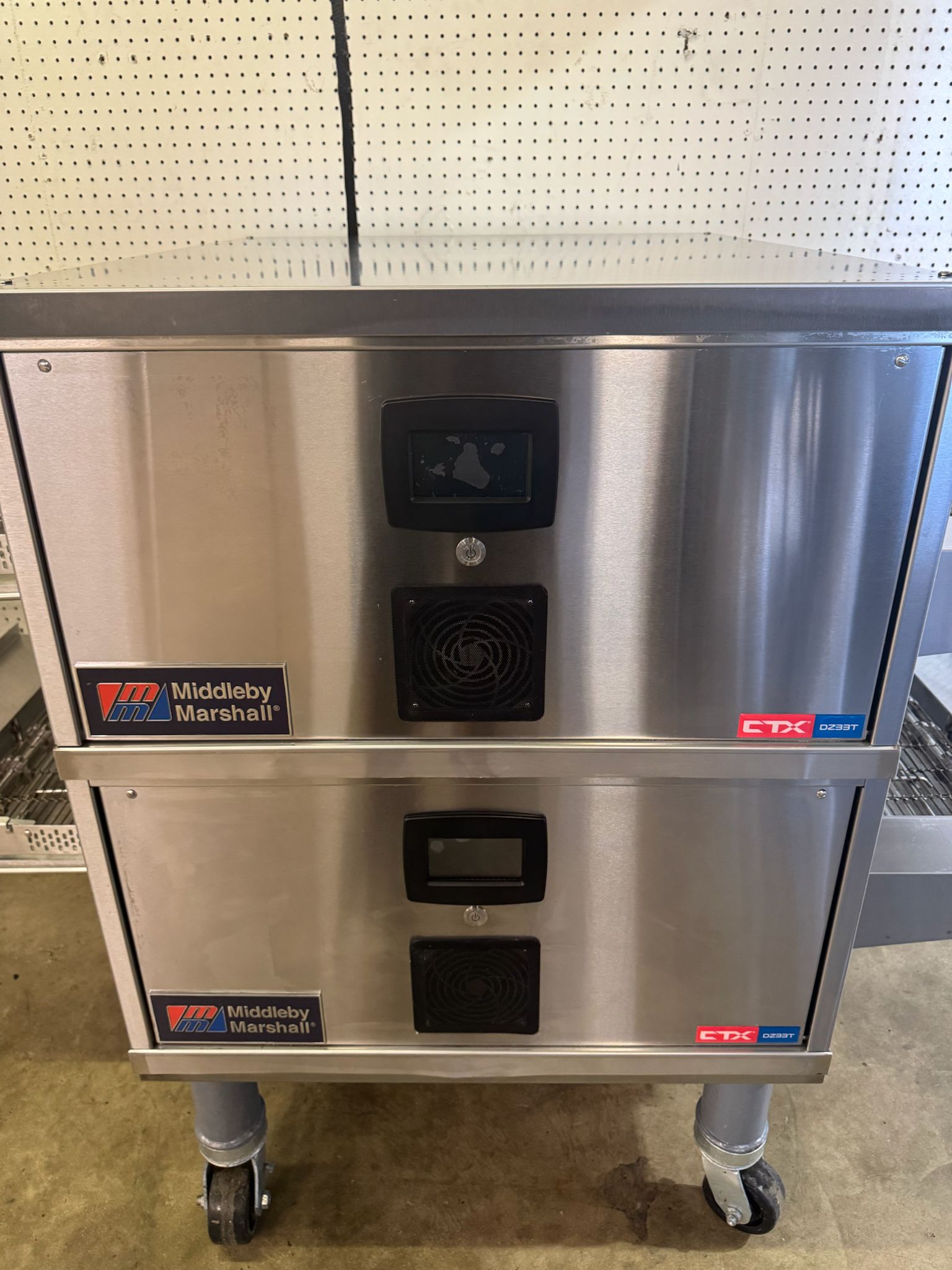 Used Middleby DZ33T CTX Electric Infrared Conveyor Oven Stack 208V - 1 or 3Ph