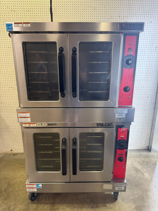 Used Vulcan VC4GD-11D150K Double Deck Natural Gas Convection Oven