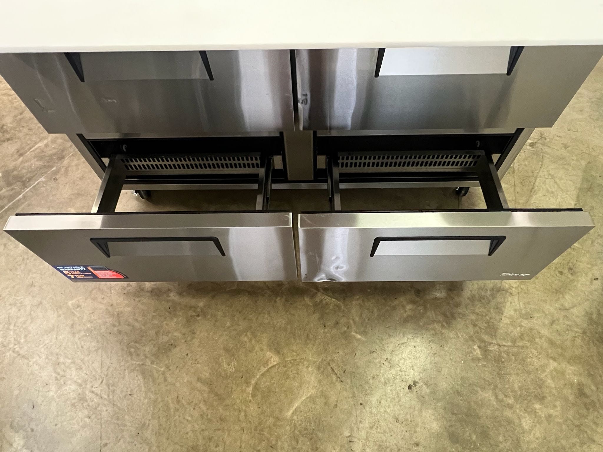 Used 60" Turbo Air TST-60SD-24-D4-N 4 Drawer Refrigerated Prep Table  120V - WO1