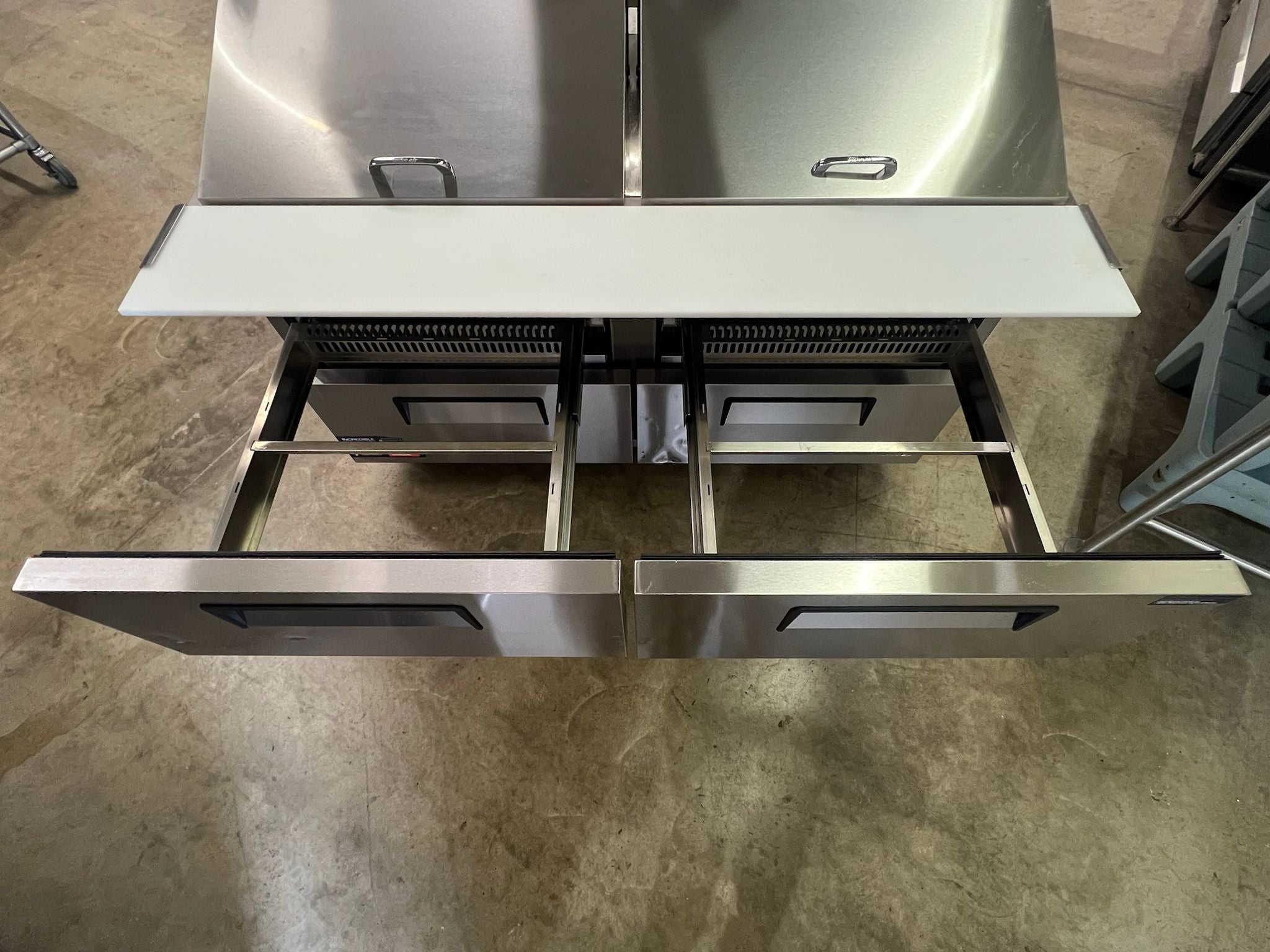 Used 60" Turbo Air TST-60SD-24-D4-N 4 Drawer Refrigerated Prep Table  120V - WO1