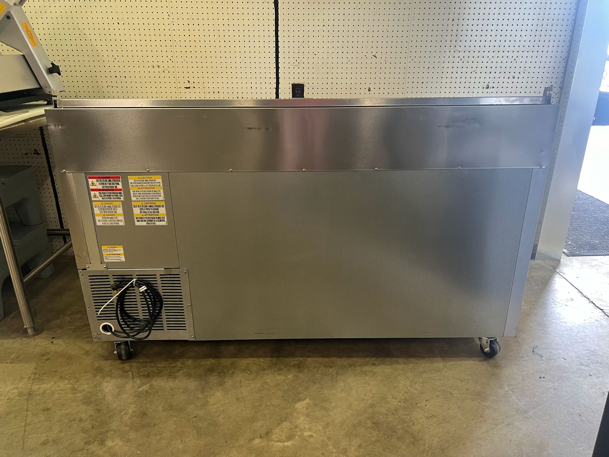 Used 67" Beverage-Air DPD67HC-4 Refrigerated 4 Drawer Pizza Prep Table 115V - WO1