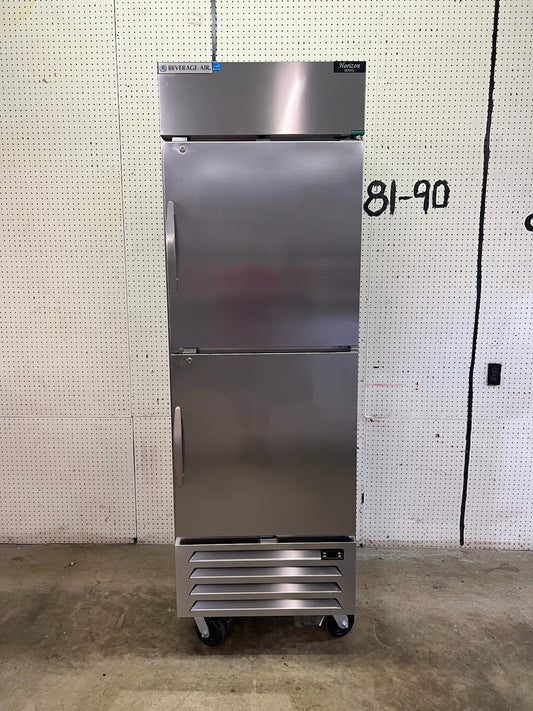 Used 27" Beverage-Air HBR23HC-1-HS Half Door Reach-In Refrigerator 115V - WO1