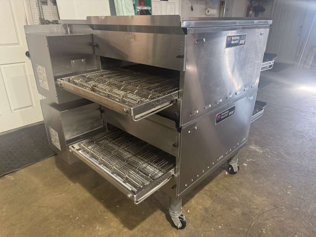 Used 2023 65" Middleby PS638G-2 Natural Gas Double Impingement Conveyor Oven 208/240V 1ph