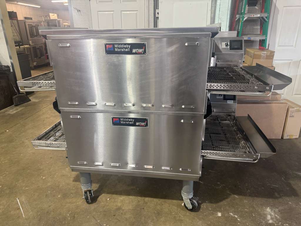 Used 2023 65" Middleby PS638G-2 Natural Gas Double Impingement Conveyor Oven 208/240V 1ph