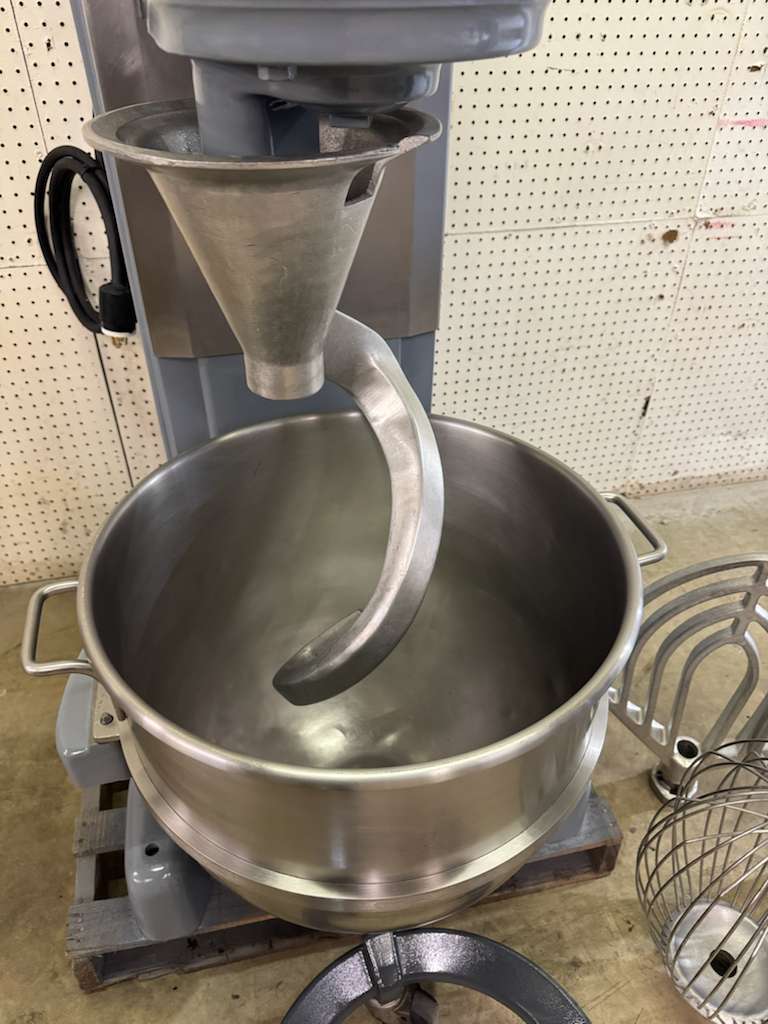 Used 80qt Hobart M802 Planetary Floor Mixer with Attachments 2HP 230V 3Ph