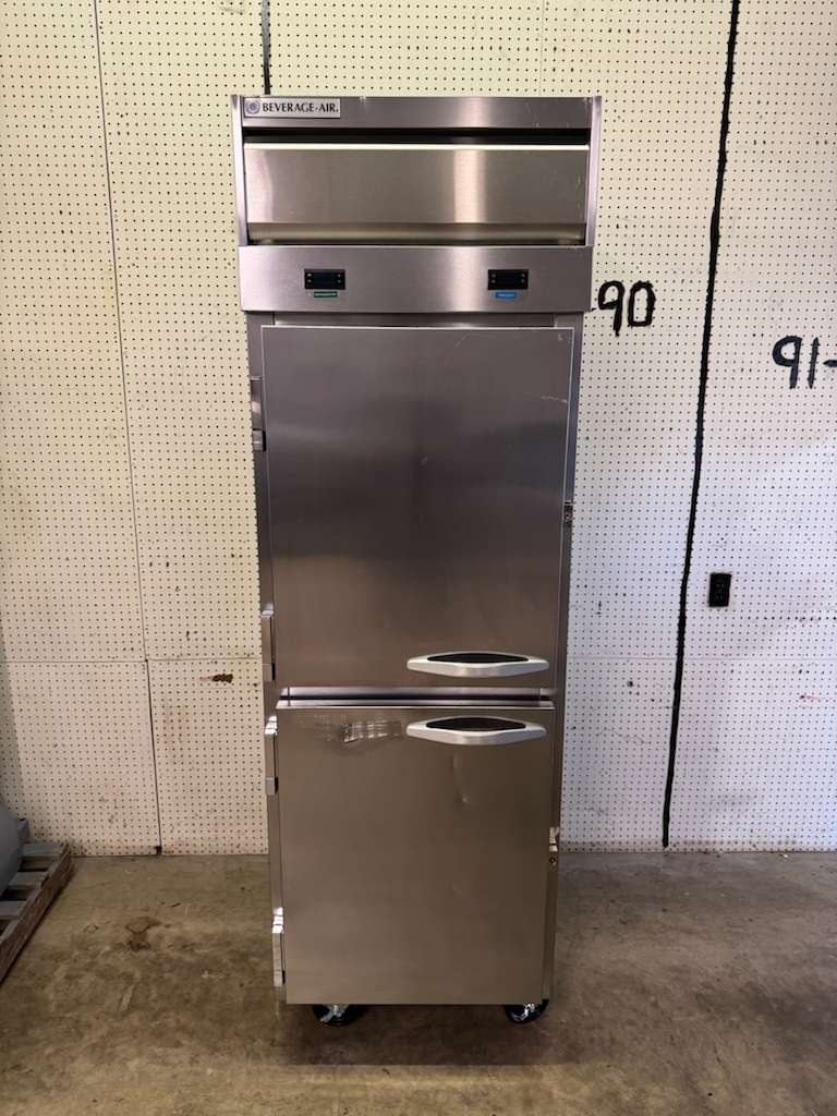 Used Beverage-Air PRF12-12HC-1HS Half Door Dual Temperature Reach-In 115V - WO1