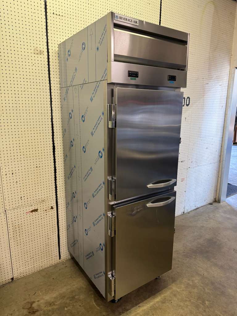 Used Beverage - Air PRF12 - 12HC - 1HS Half Door Dual Temperature Reach - In 115V - WO1 - Falcon Restaurant Supply - 3