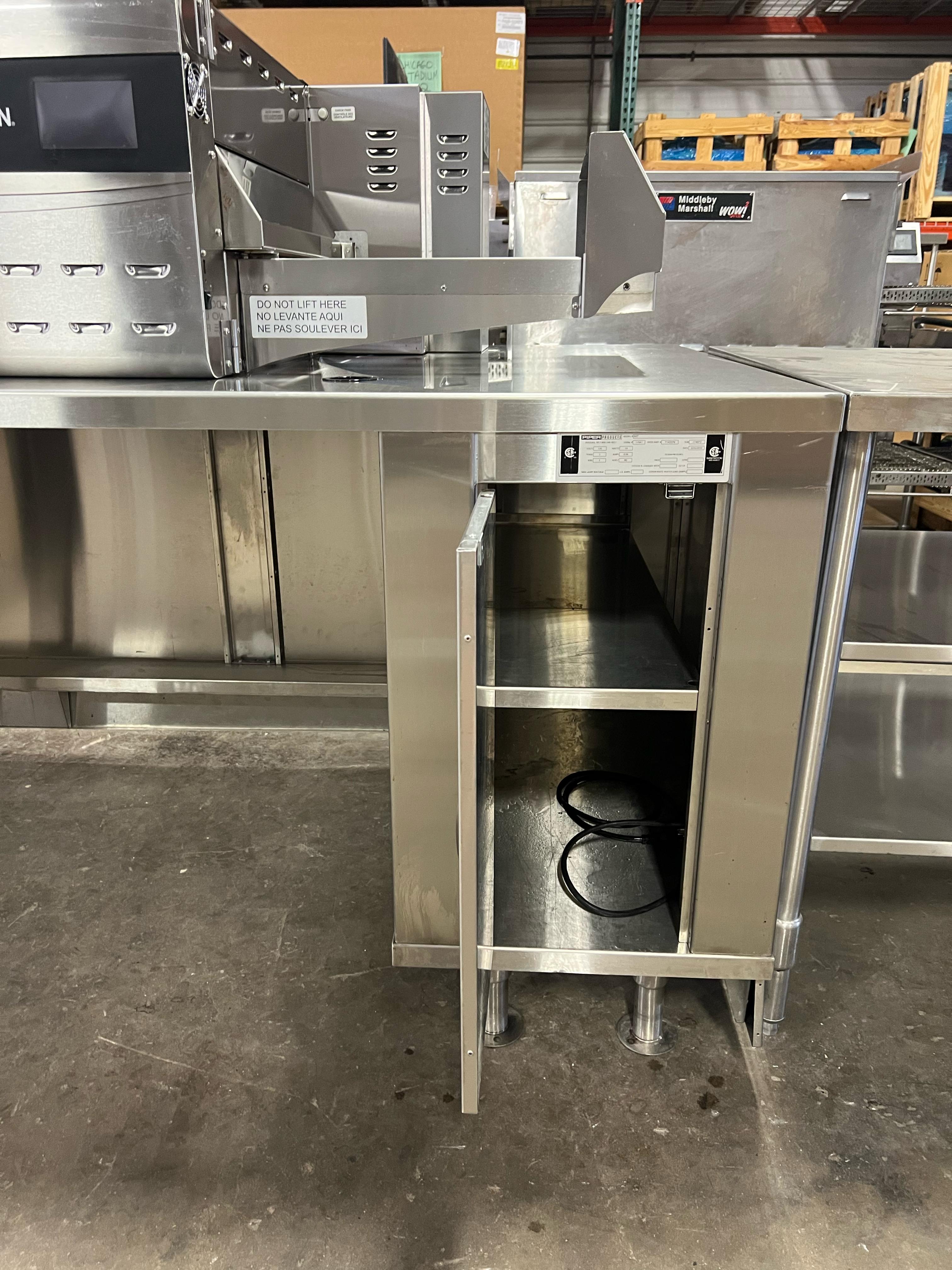 Used Ovention M1718 Ventless Electric Pizza Oven with Custom Table 208/240V 1Ph