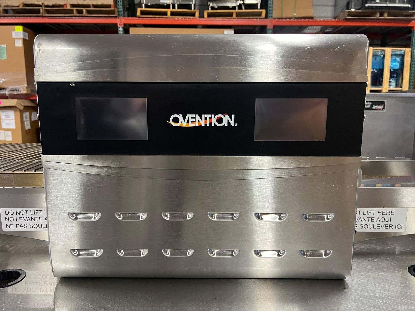 Used Ovention M1718 Ventless Electric Pizza Oven with Custom Table 208/240V 1Ph