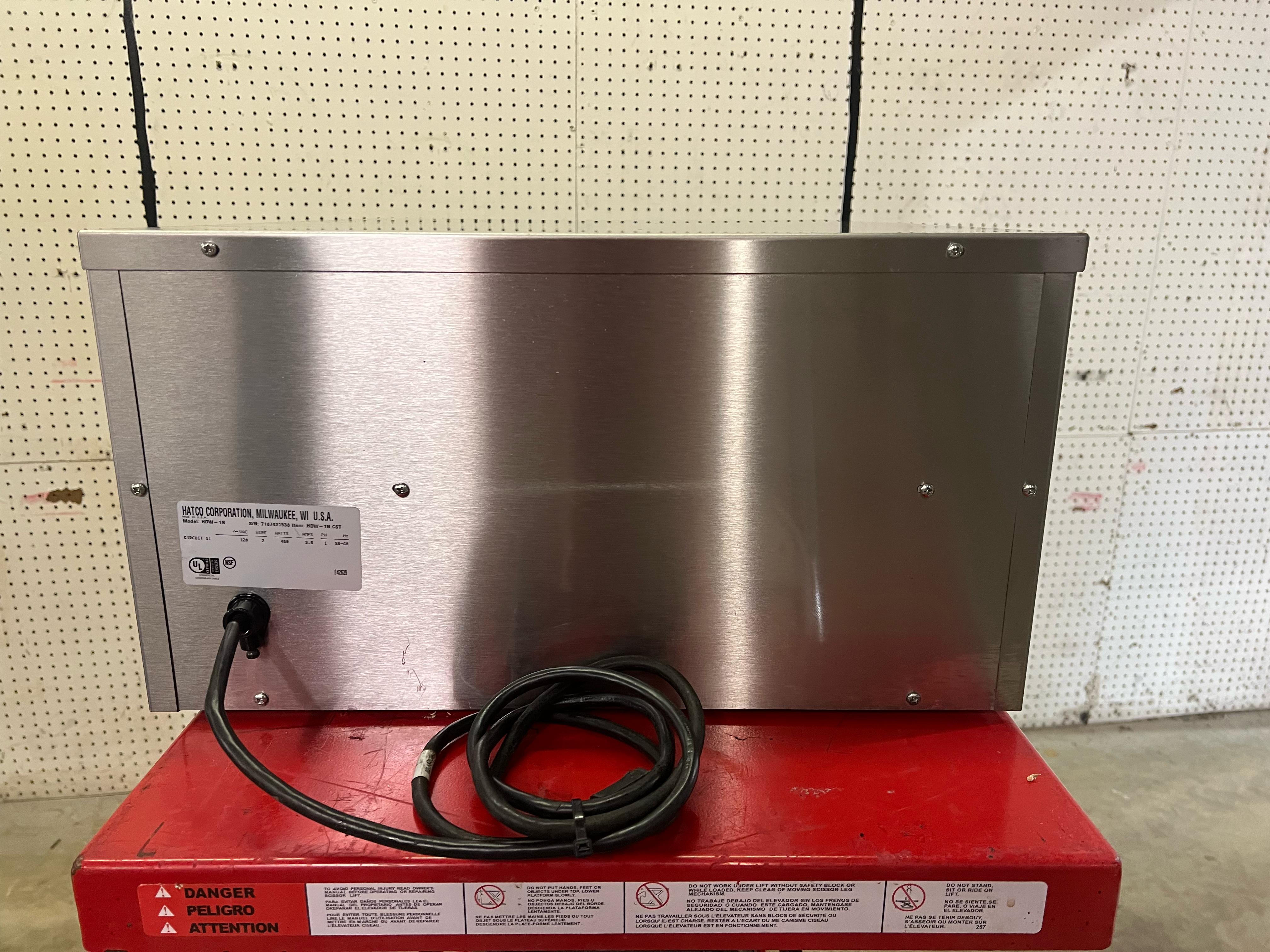 Used Hatco HDW-1N Narrow Drawer food Warmer - 120V, 450W
