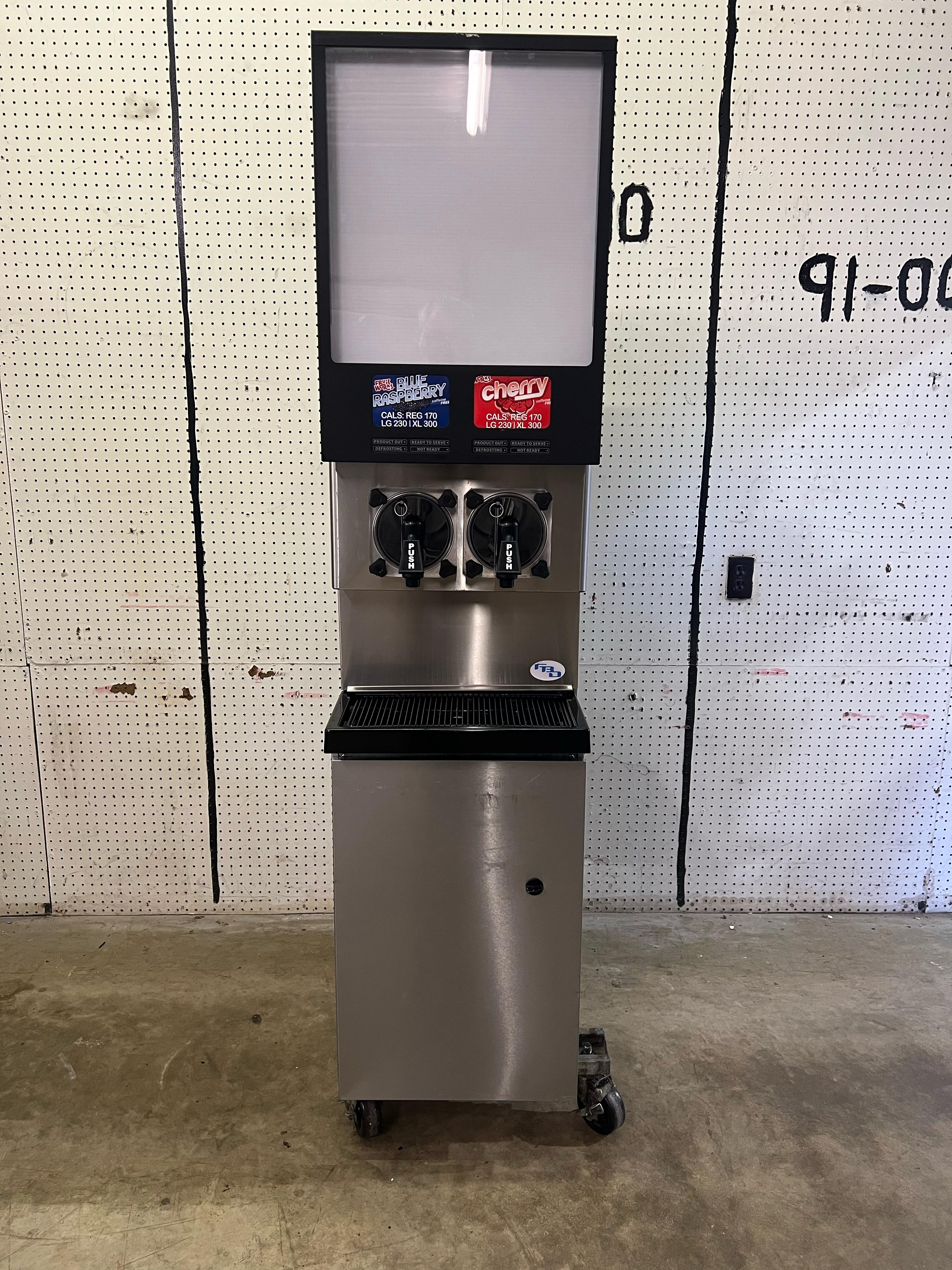 Used 2022 FBD 772 Two Barrel Frozen Beverage Drink Slushie Machine 230V As Is