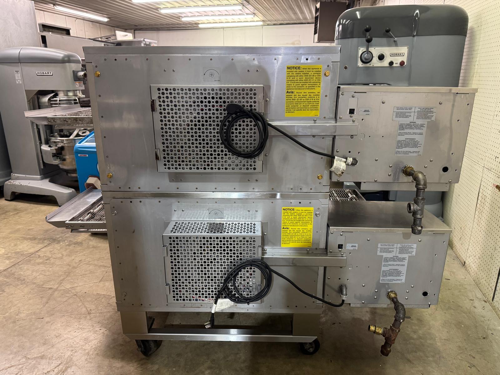 Used 2019 2020 XLT 2336 Natural Gas Double Deck Conveyor Pizza Oven