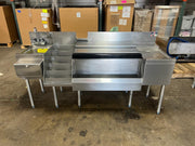 Used 66" Perlick Complete Underbar Stainless Steel Cocktail Station