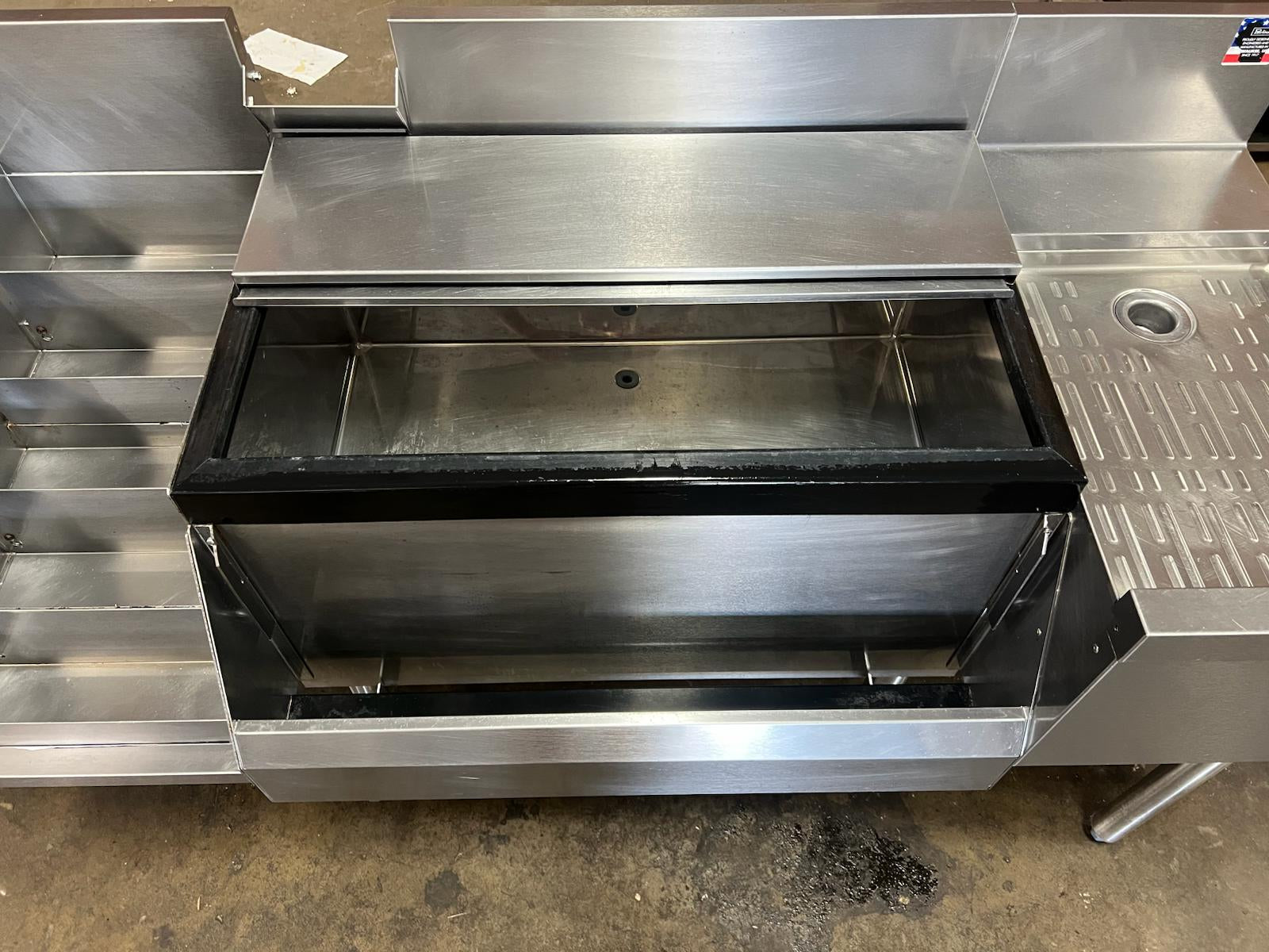 Used 66" Perlick Complete Underbar Stainless Steel Cocktail Station