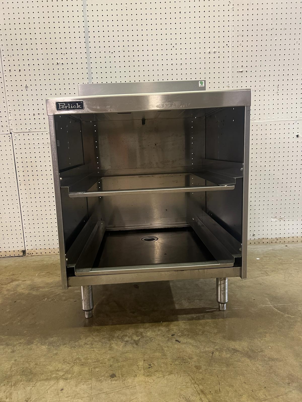 Used Perlick 24"X24" Stainless Underbar Glass Rack Drainboard