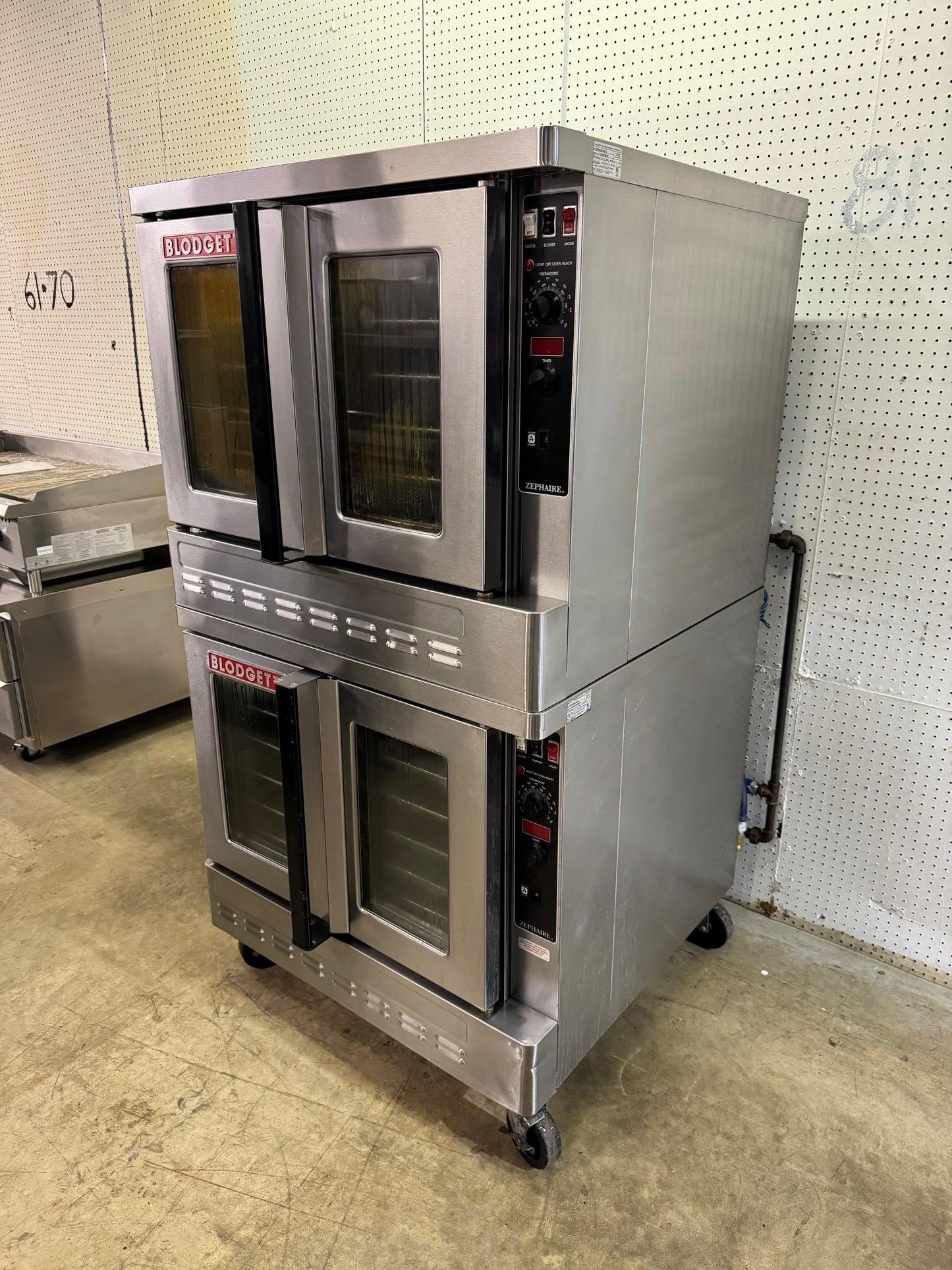 Used 2020 Blodgett Zephaire-200-G Double Deck Natural Gas Convection Oven