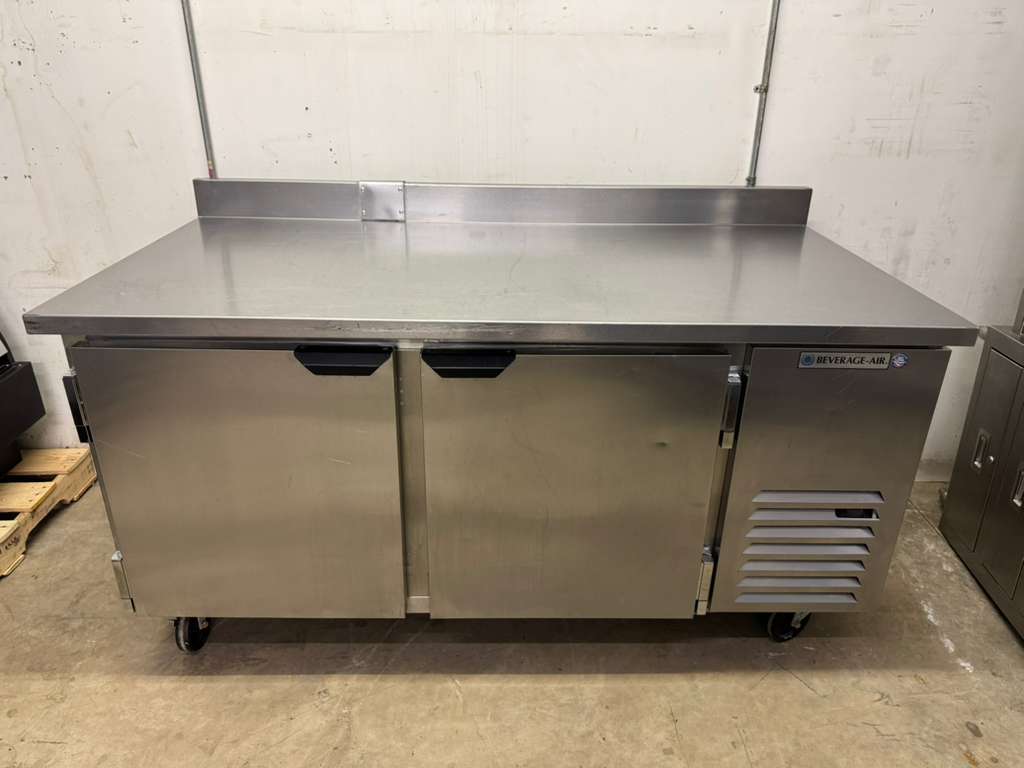 Used Beverage - Air WTF67AHC - 23 67" Low Profile Worktop Freezer 120V - Falcon Restaurant Supply - 1