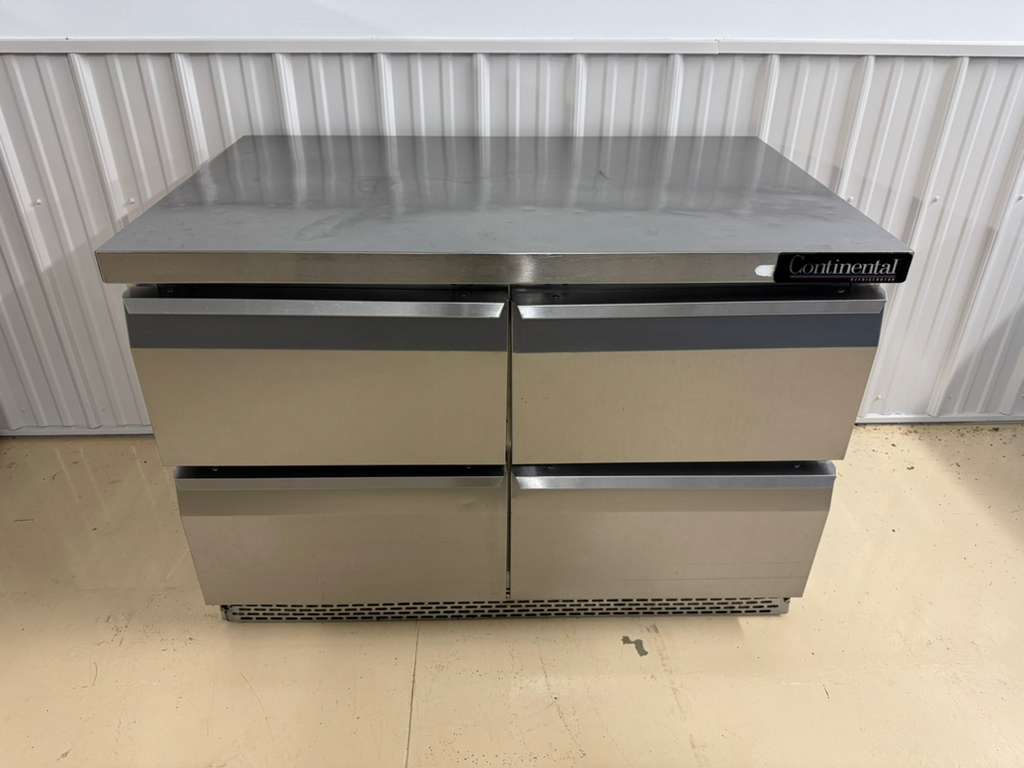 Used Continental SW48 4 Drawer Undercounter Refrigerator 120V
