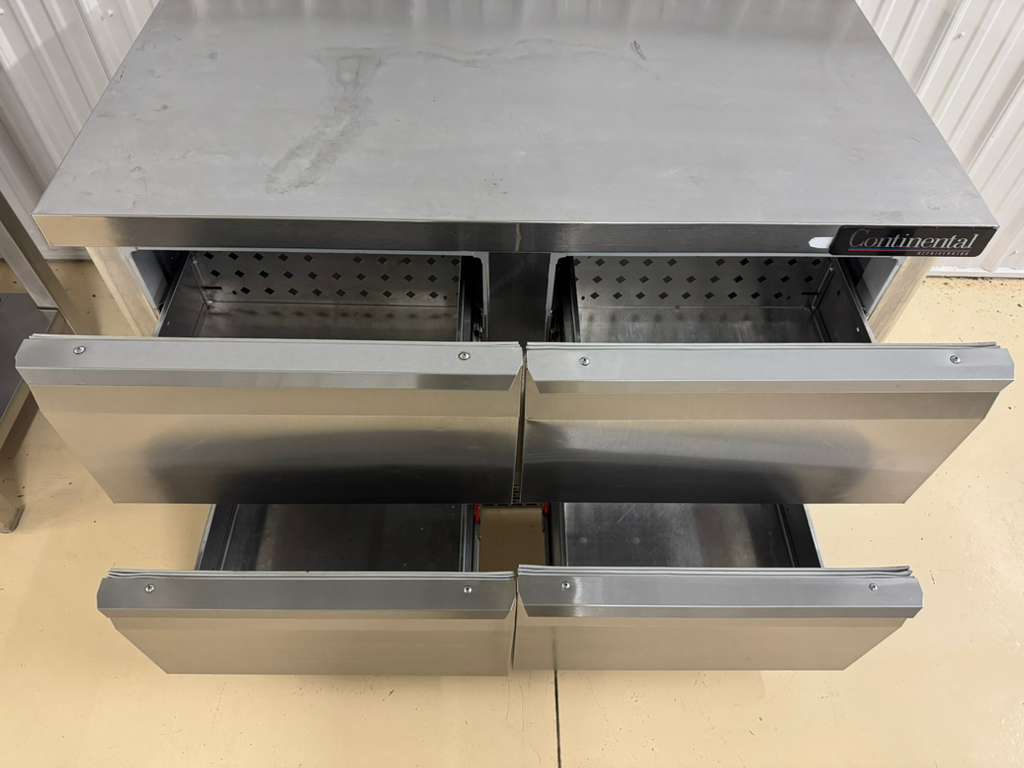 Used Continental SW48 4 Drawer Undercounter Refrigerator 120V