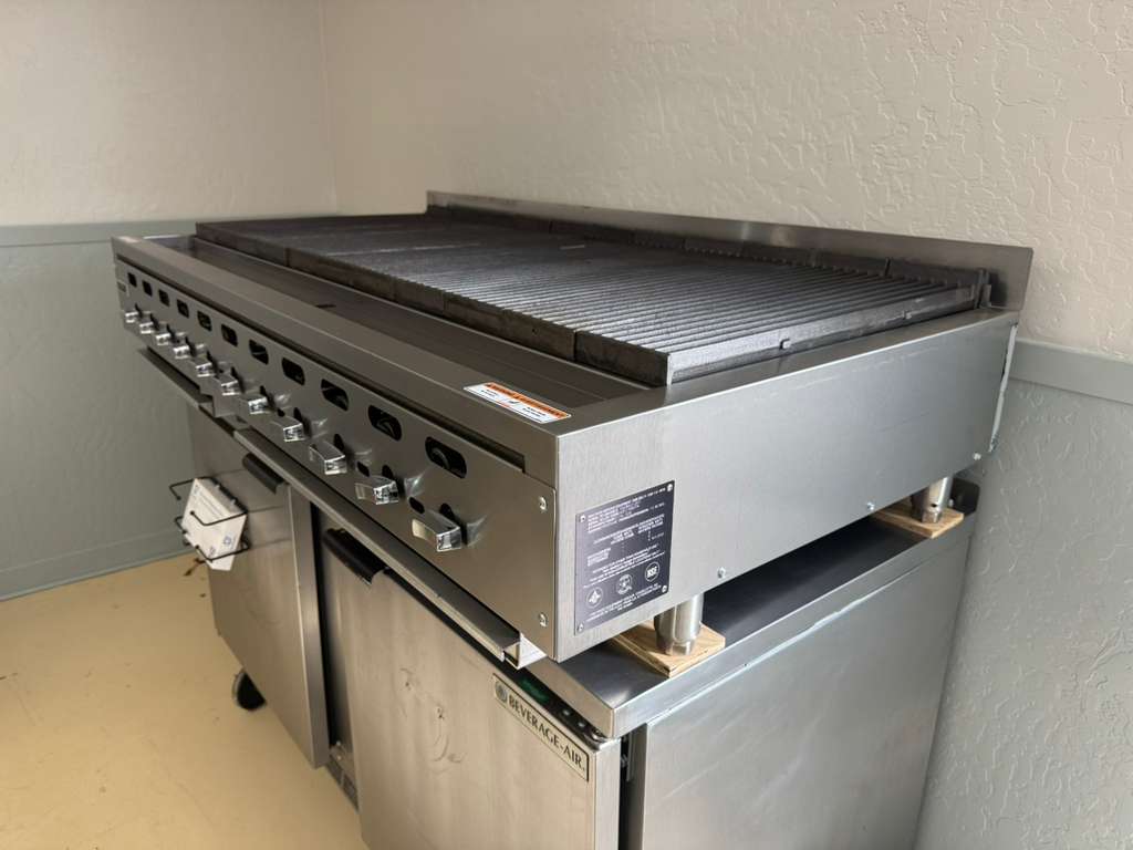 New 60" Vulcan VACB60-201 Achiever LP Medium-Duty Radiant Charbroiler - 176,000 BTU