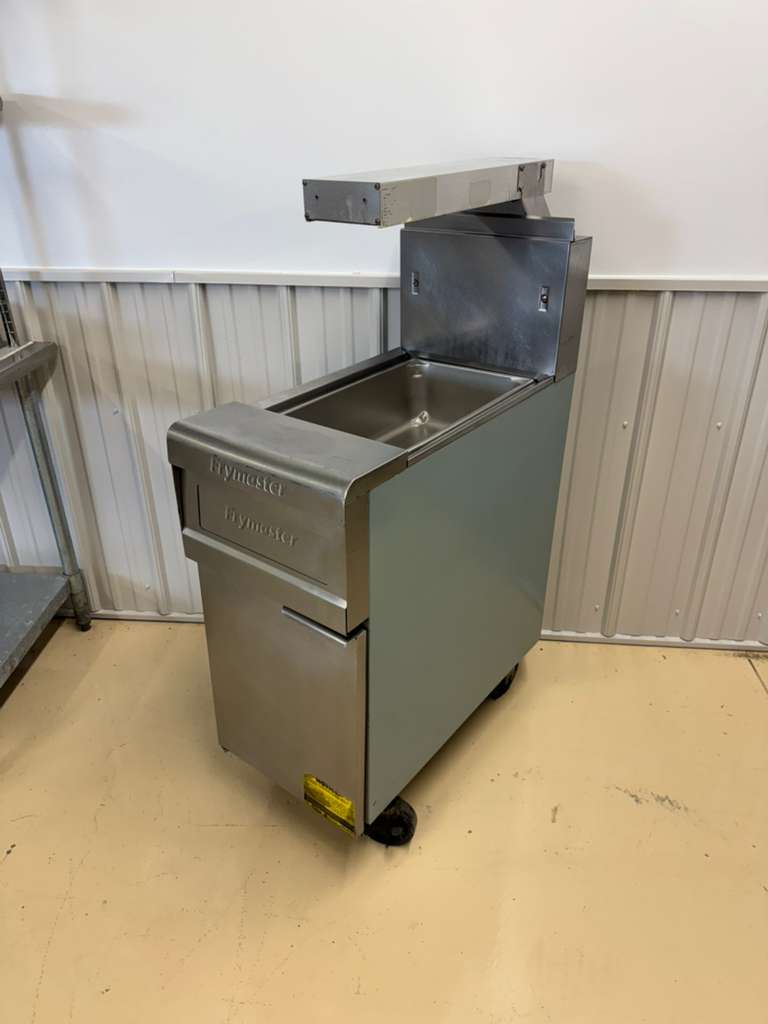 Used Frymaster Fryer Warmer Dump Station with Cabinet on Casters 120V