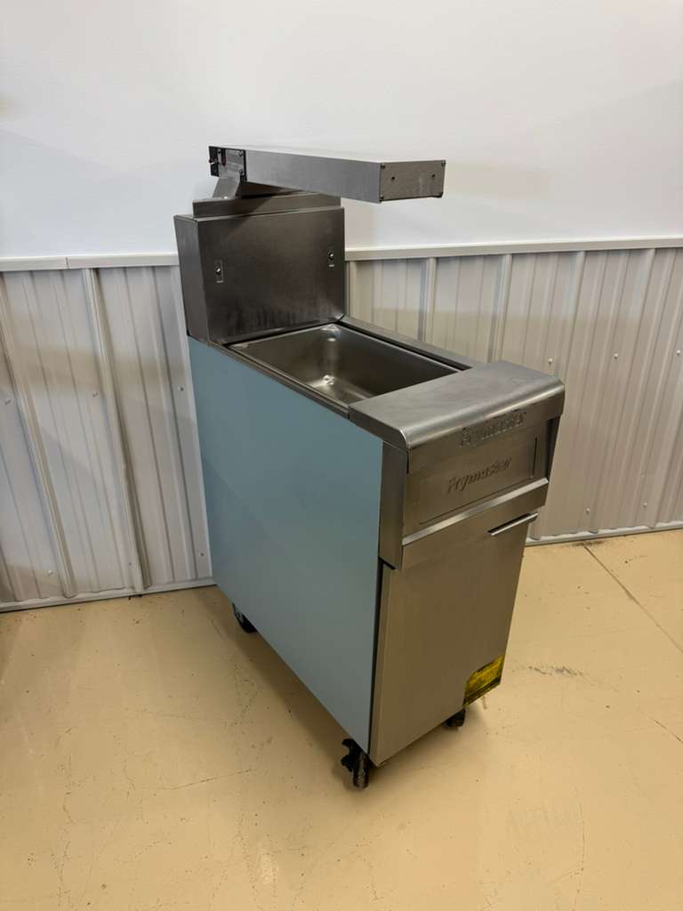 Used Frymaster Fryer Warmer Dump Station with Cabinet on Casters 120V