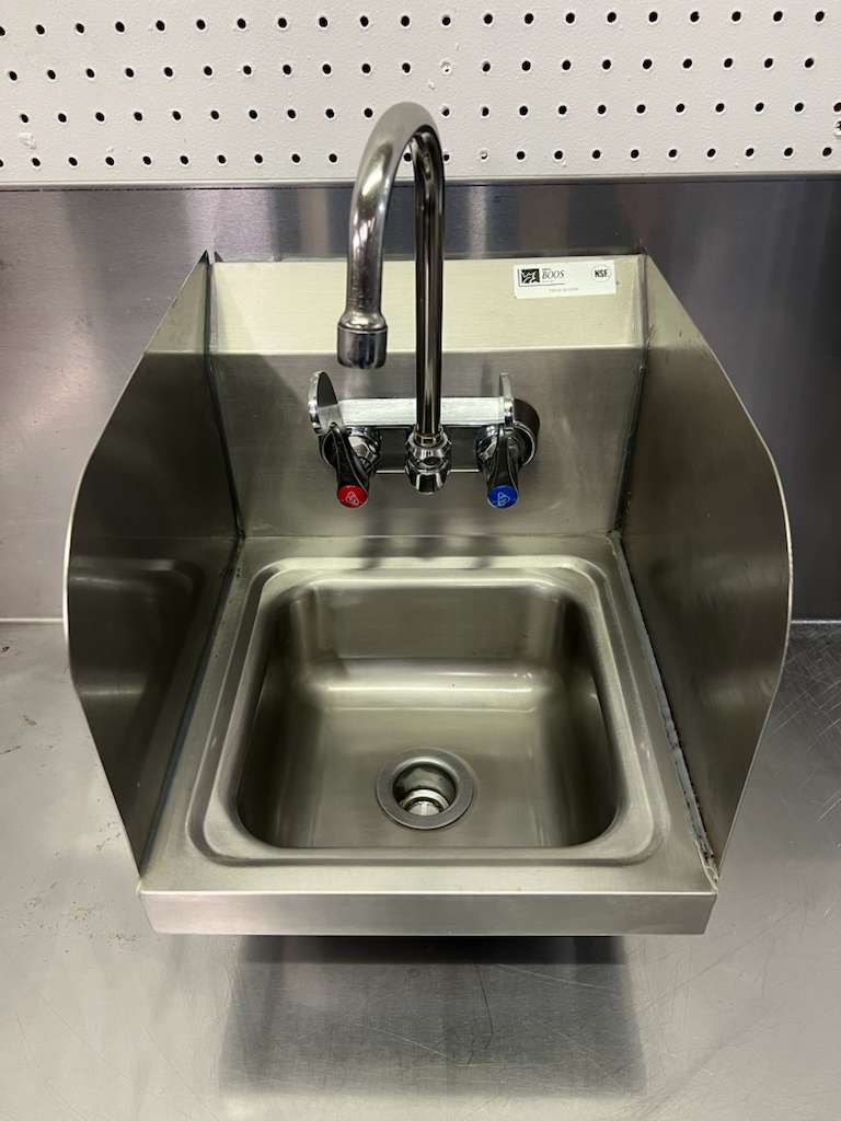 Used John Boos PBHS-W-0909 Stainless Steel Hand Sink with Faucet