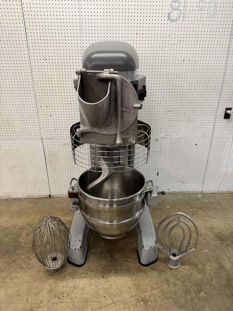 Used 60qt Hobart Legacy HL600-1 Planetary Floor Mixer with Guard - 240V, 3 Phase,