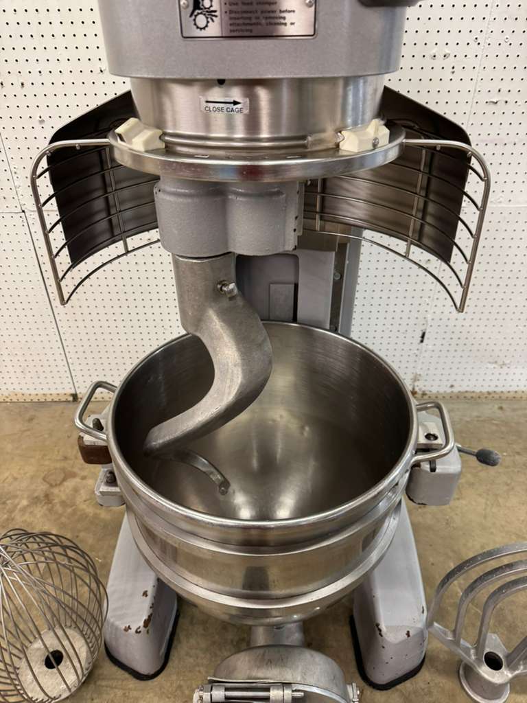 Used 60qt Hobart Legacy HL600-1 Planetary Floor Mixer with Guard - 240V, 3 Phase,