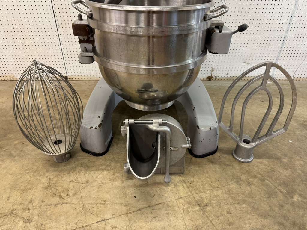 Used 60qt Hobart Legacy HL600-1 Planetary Floor Mixer with Guard - 240V, 3 Phase,