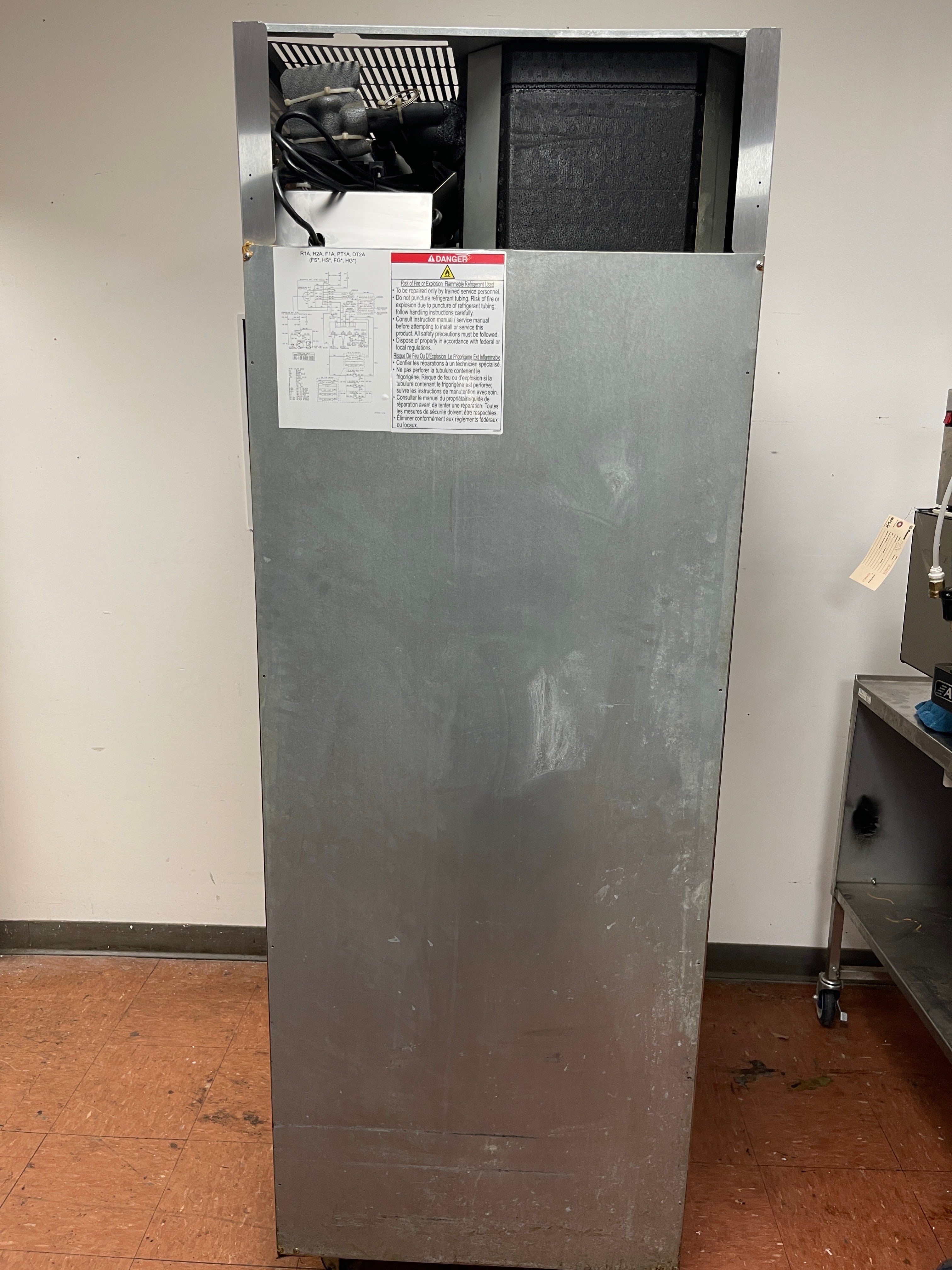 Used 27 1/2" Hoshizaki R1A-FSL Stainless Solid Door Reach-In Refrigerator - TH3