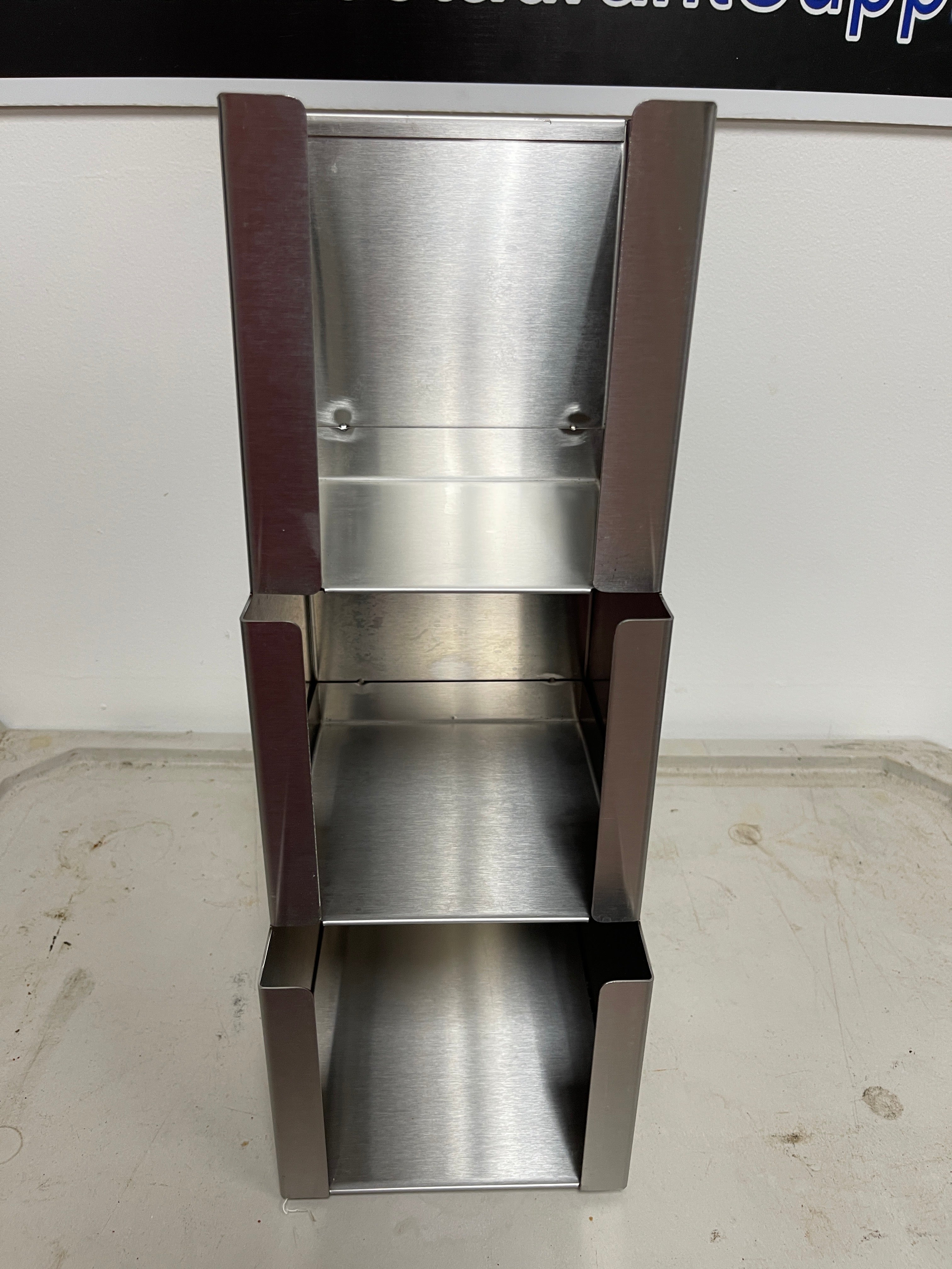 Used BK Resources FBH-3 Stainless 3 Tier Lid Organizer