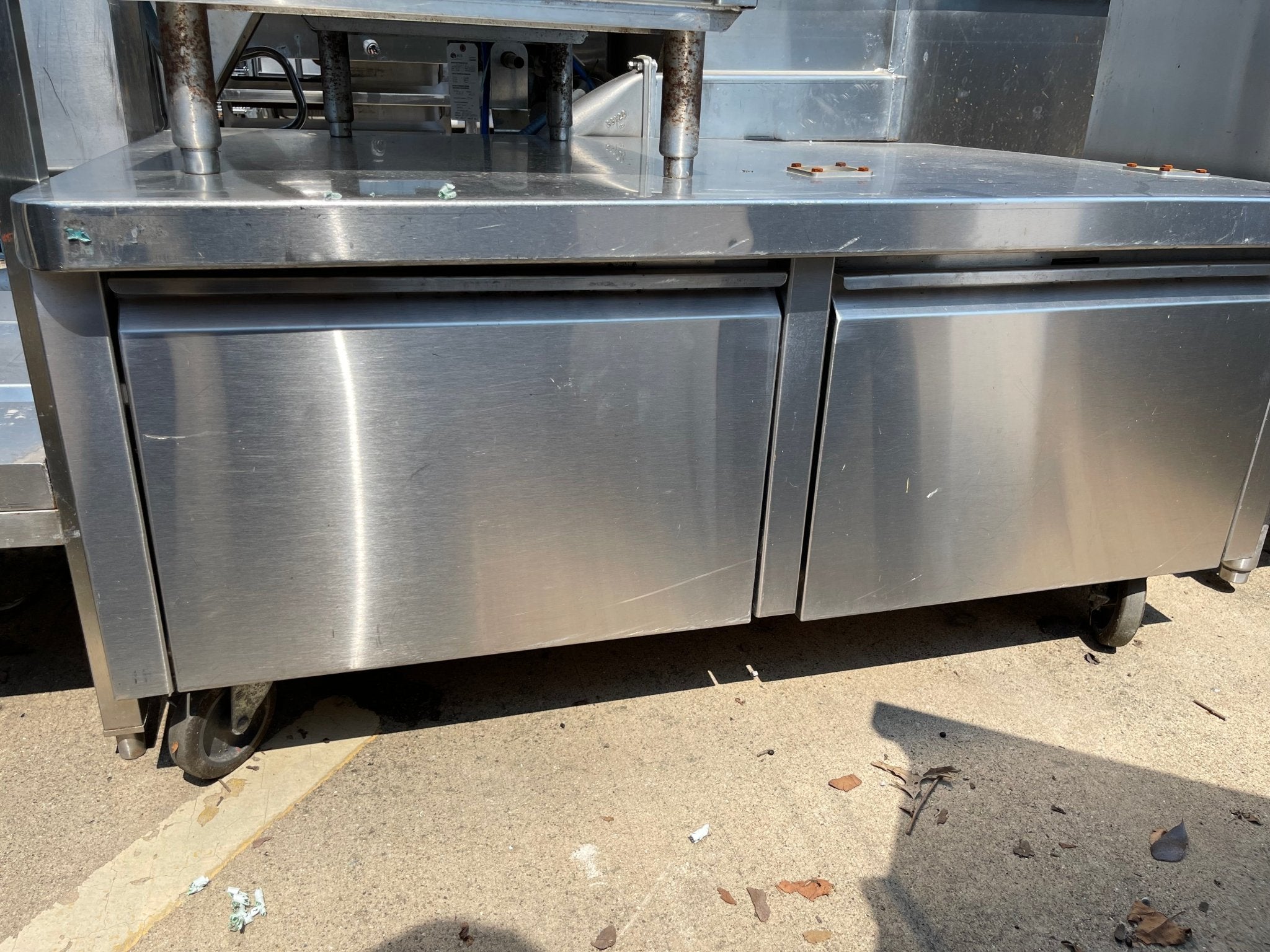 Used 53" Stainless Steel Equipment Stand with Drawers - SS234 - Falcon Restaurant Supply - 2