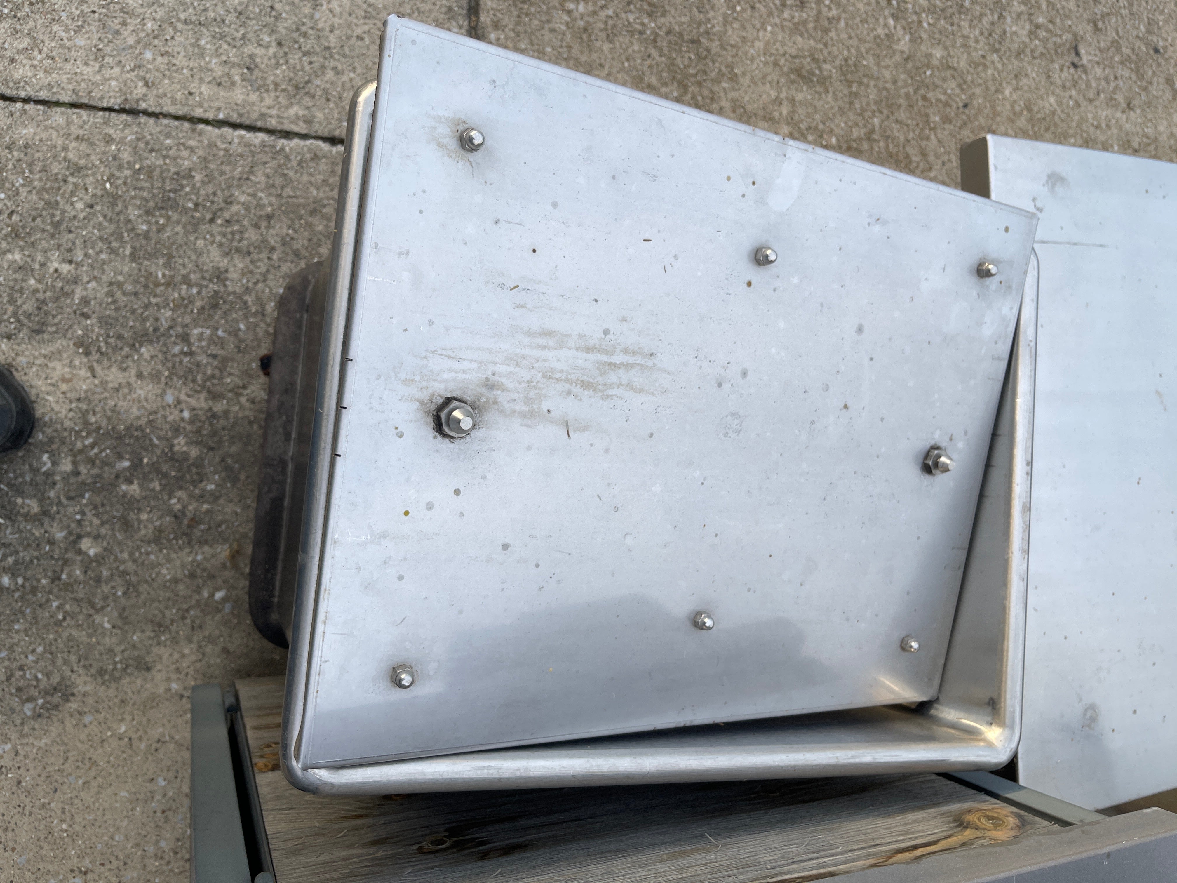 Used Stainless Steel Ingredient Bin - SS395