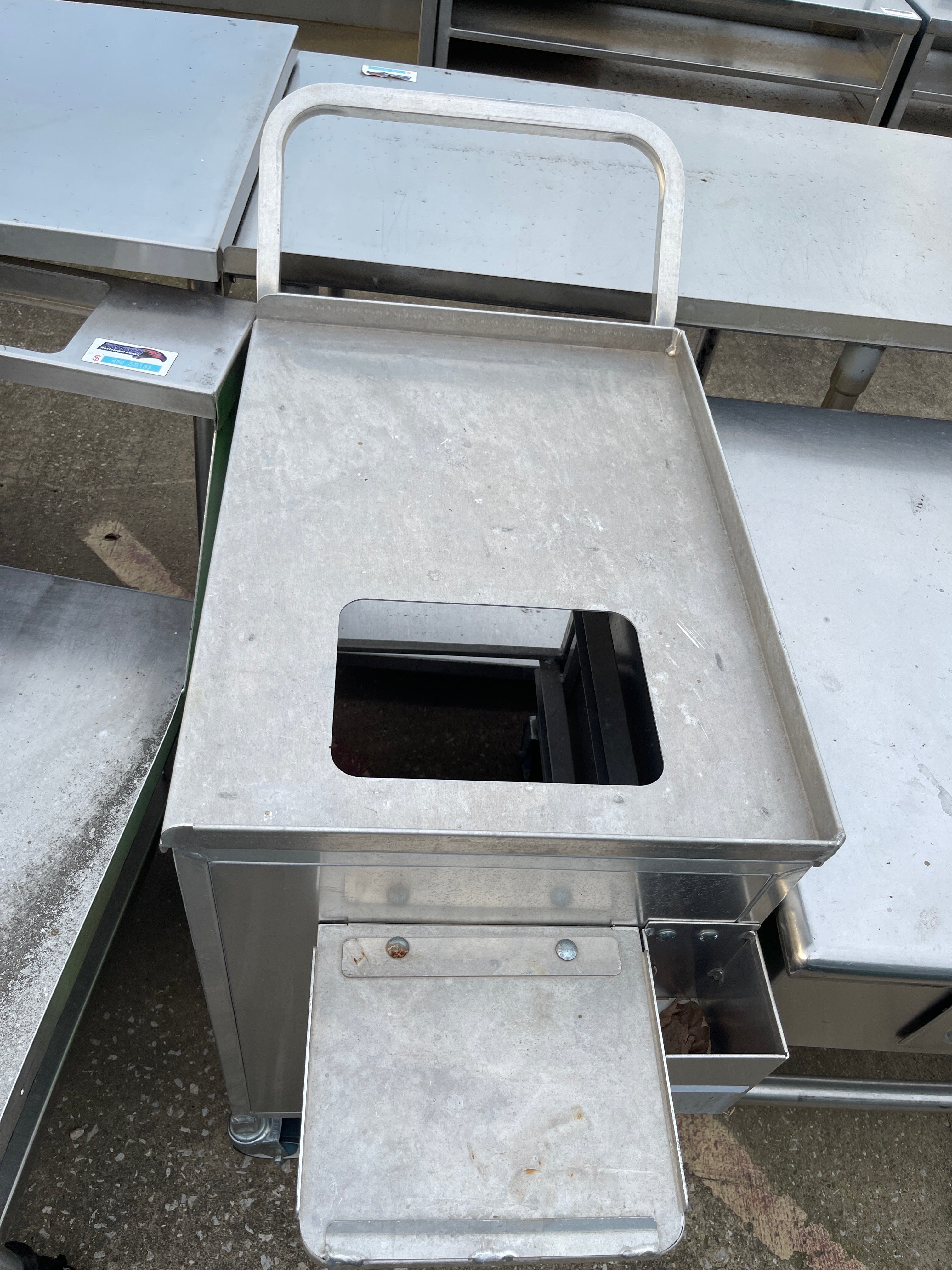 Used Stainless Steel Cart - SS394