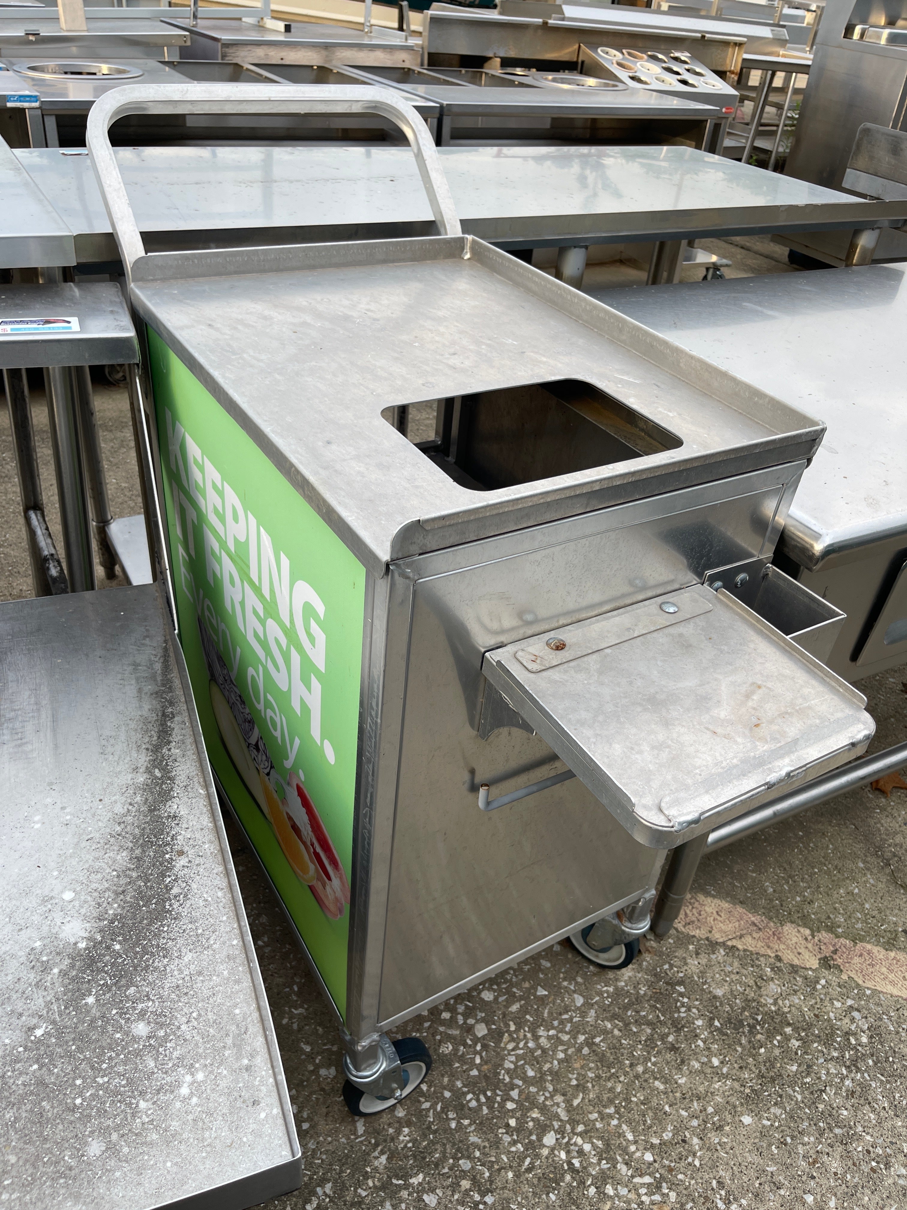 Used Stainless Steel Cart - SS394