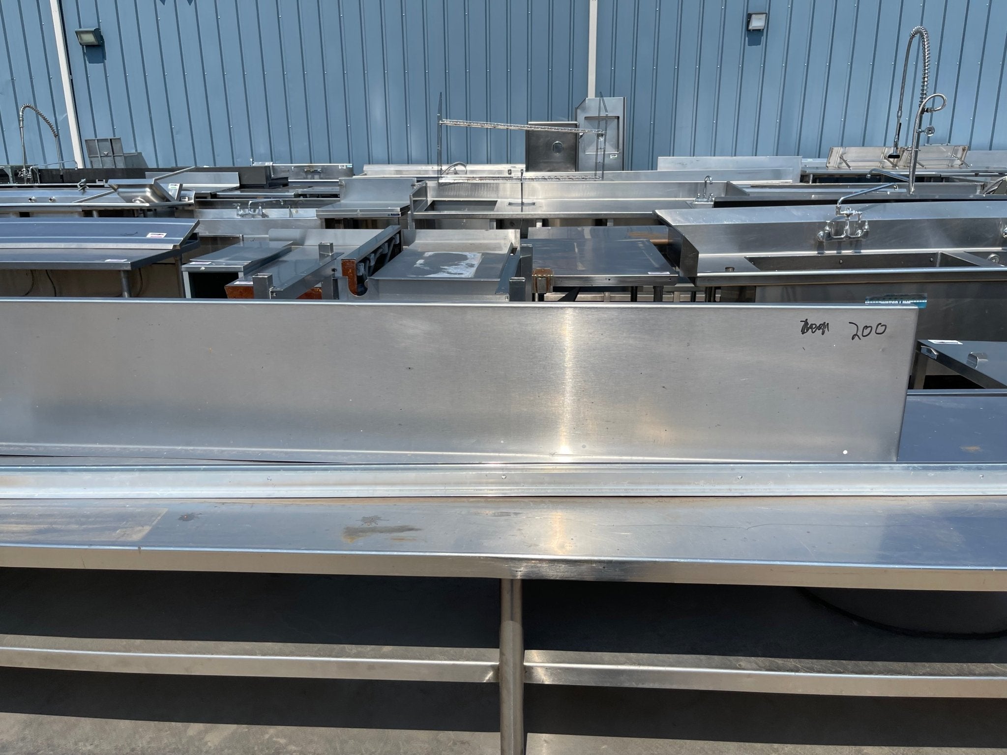 Used 84" Stainless Steel Shelf - SS237 - Falcon Restaurant Supply - 1