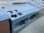 Used 61" Stainless Steel Work Counter Drink Station Table - SS244 - Falcon Restaurant Supply - 1