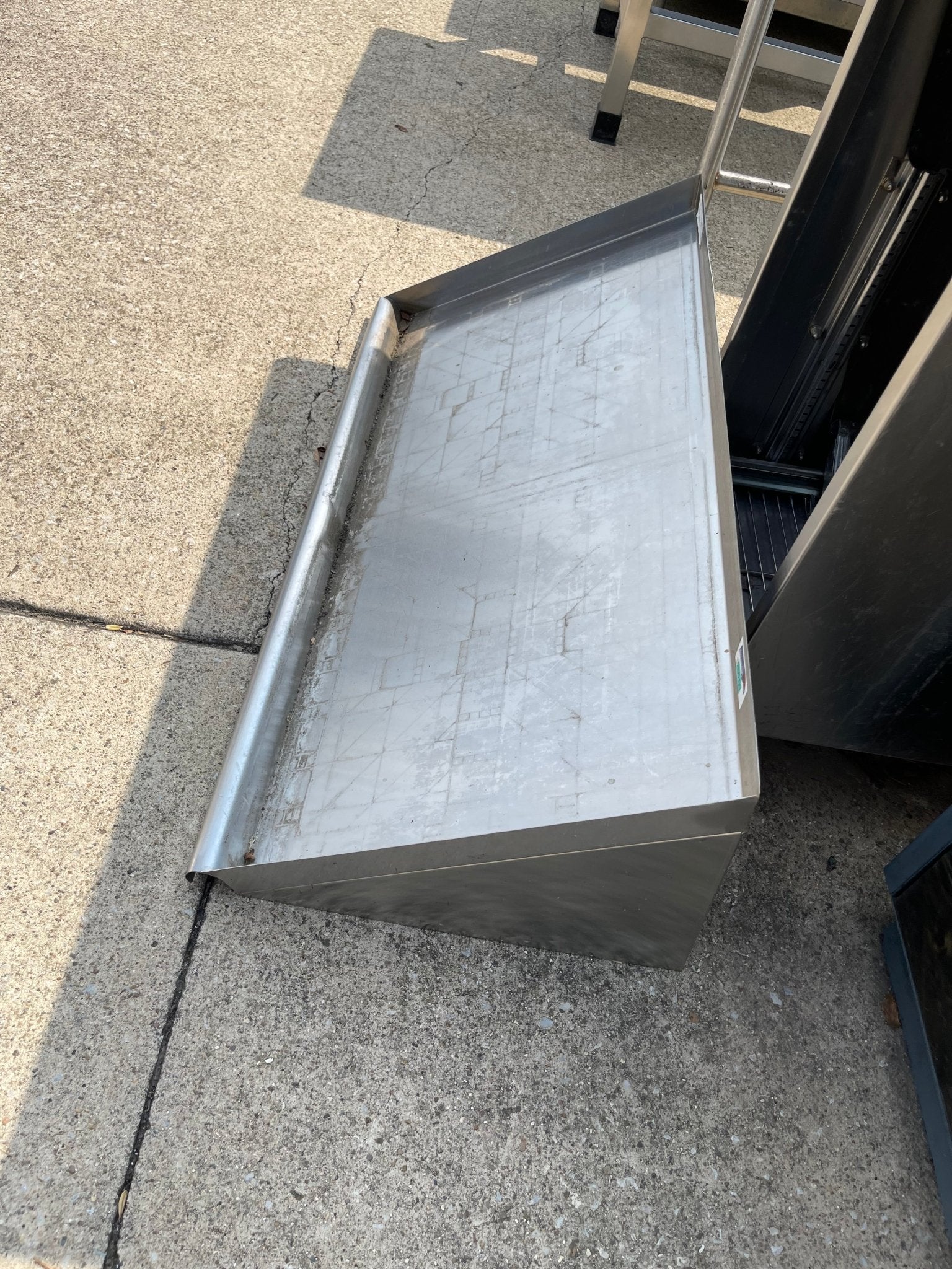 Used 42" Stainless Steel Shelf - SS250 - Falcon Restaurant Supply - 2