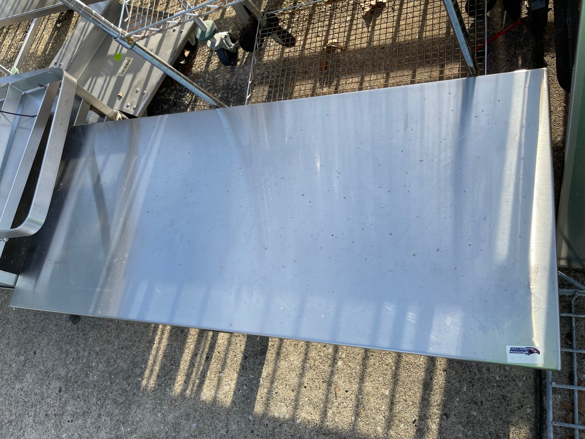 Used 60" Randell Stainless Steel Equipment Stand Table - SS255 - Falcon Restaurant Supply - 3