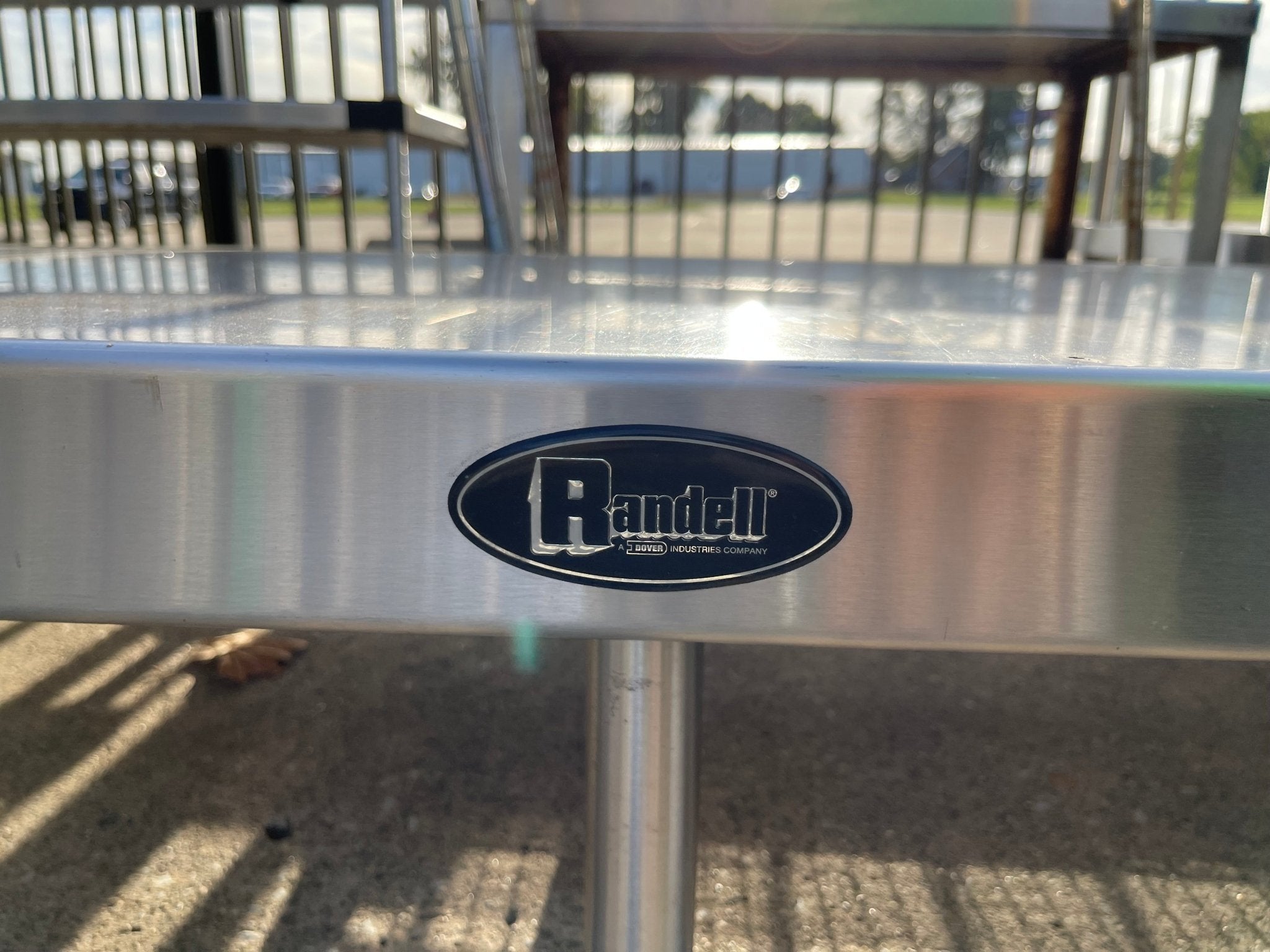 Used 60" Randell Stainless Steel Equipment Stand Table - SS255 - Falcon Restaurant Supply - 4