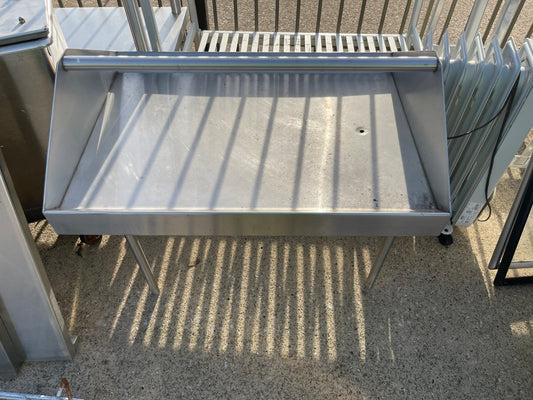 Used 32" Stainless Steel Dish table Sorting Table - SS256