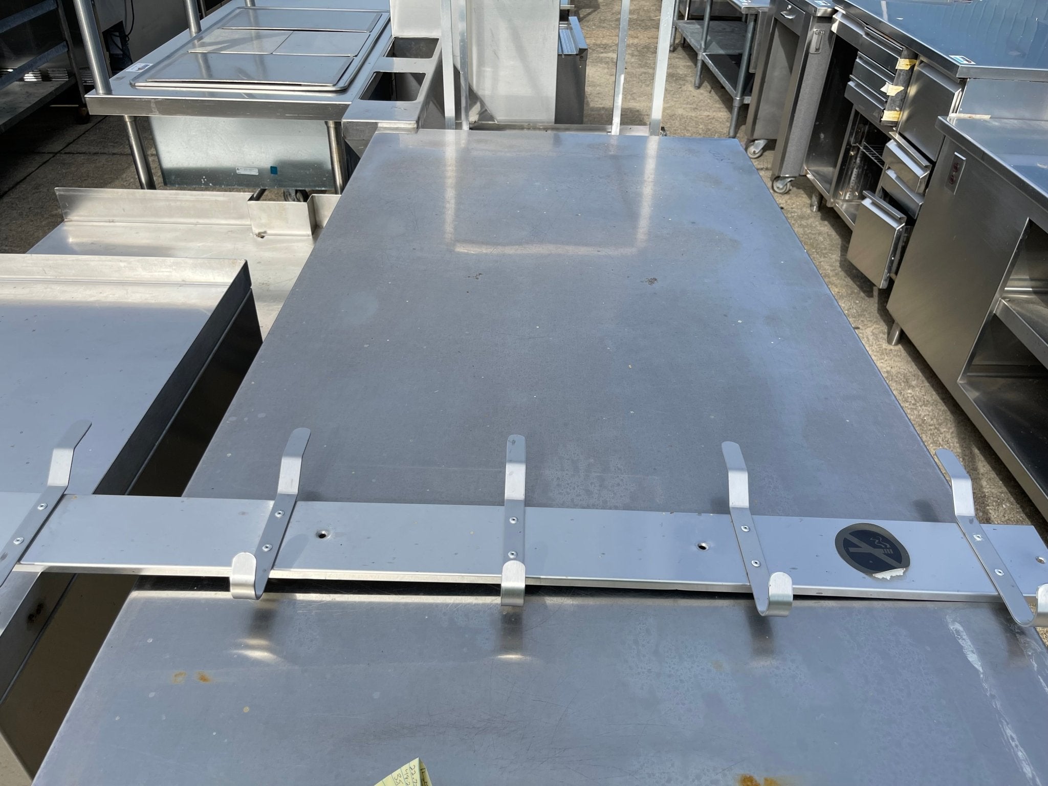 Used 46" Stainless Steel Wall Mount Rack - SS261 - Falcon Restaurant Supply - 2