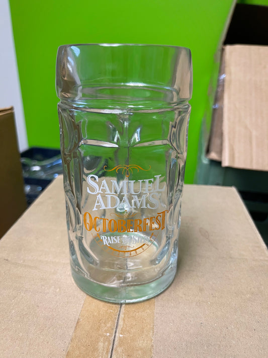 Samuel Adams OCTOBERFEST Raise The Stein .5 Liter Dimple Beer Mug