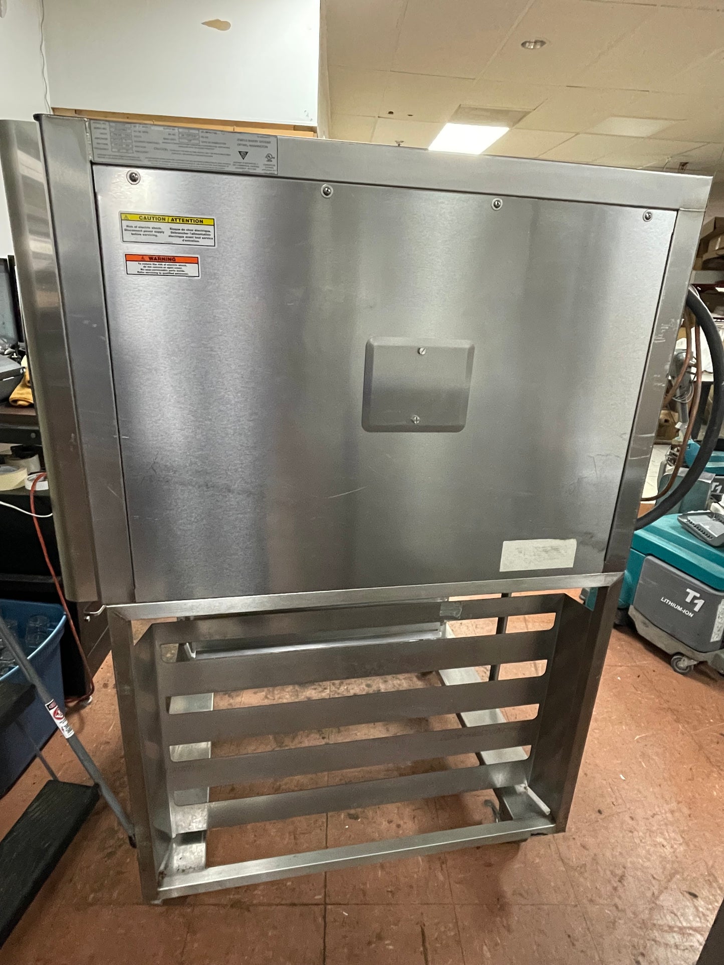 Used Baxter HCO100E Electric Hybrid Convection Steam Oven with Stand 220V 3 Phase