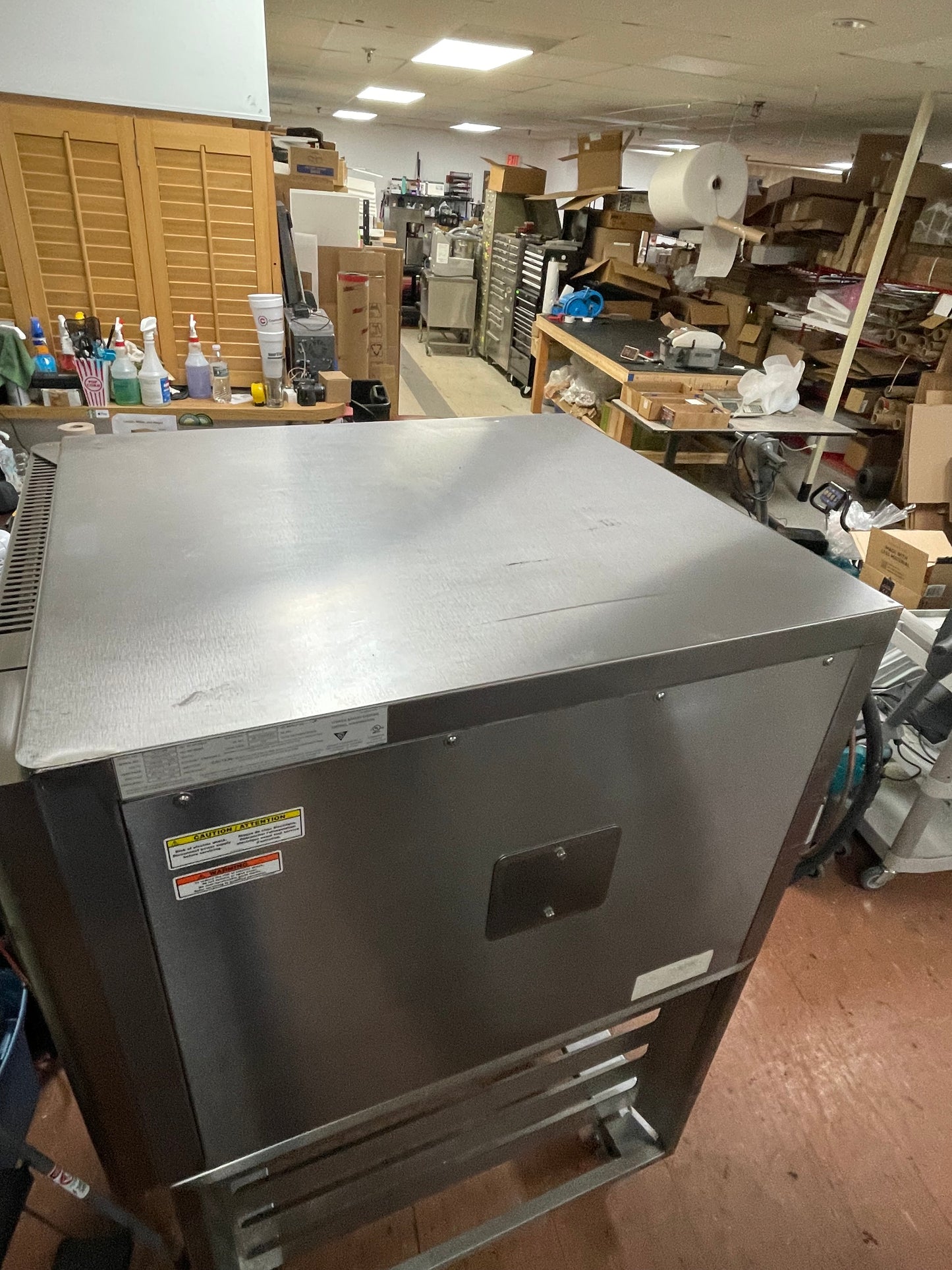 Used Baxter HCO100E Electric Hybrid Convection Steam Oven with Stand 220V 3 Phase